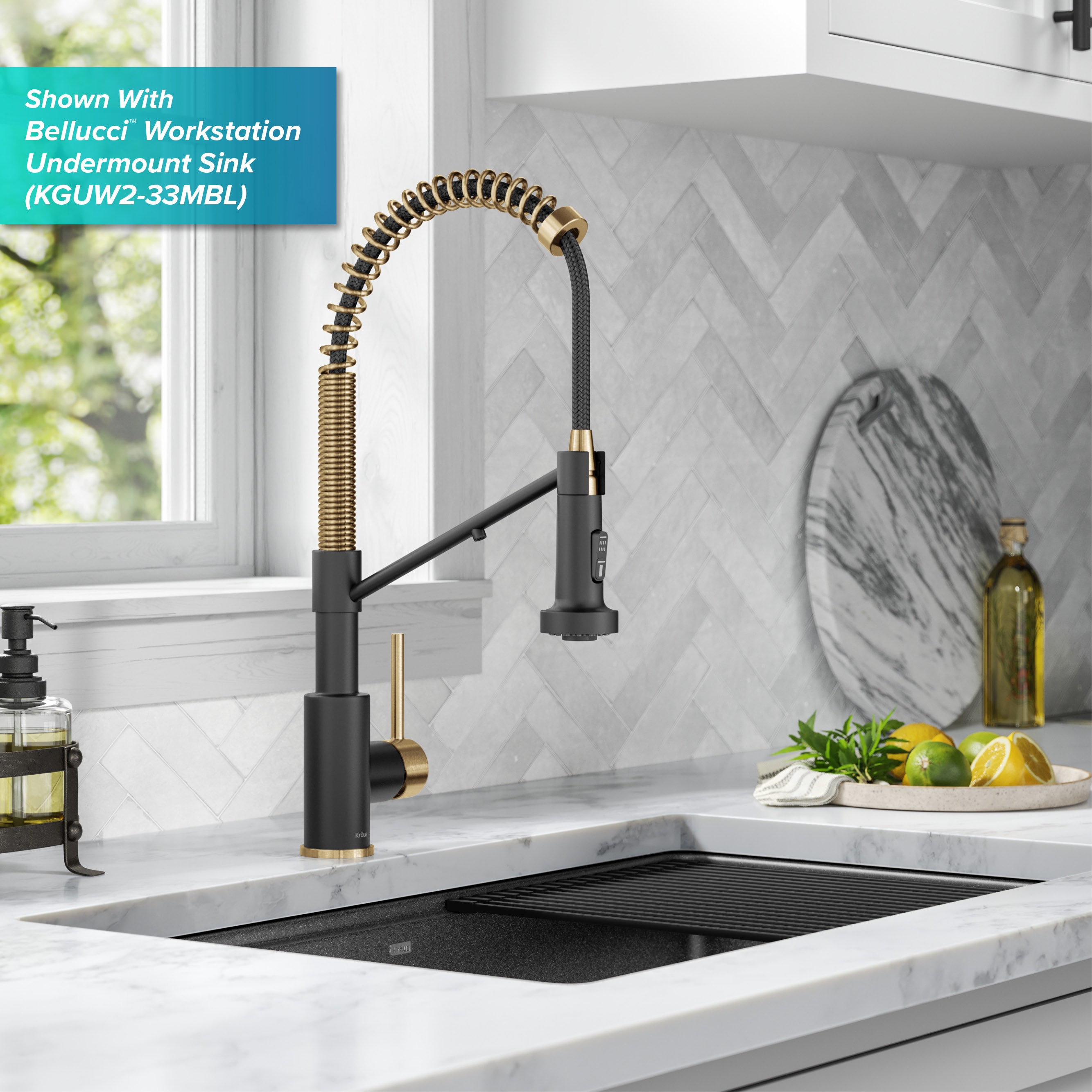 Kraus KFF-1610BBMB Kitchen-Faucets - View #4