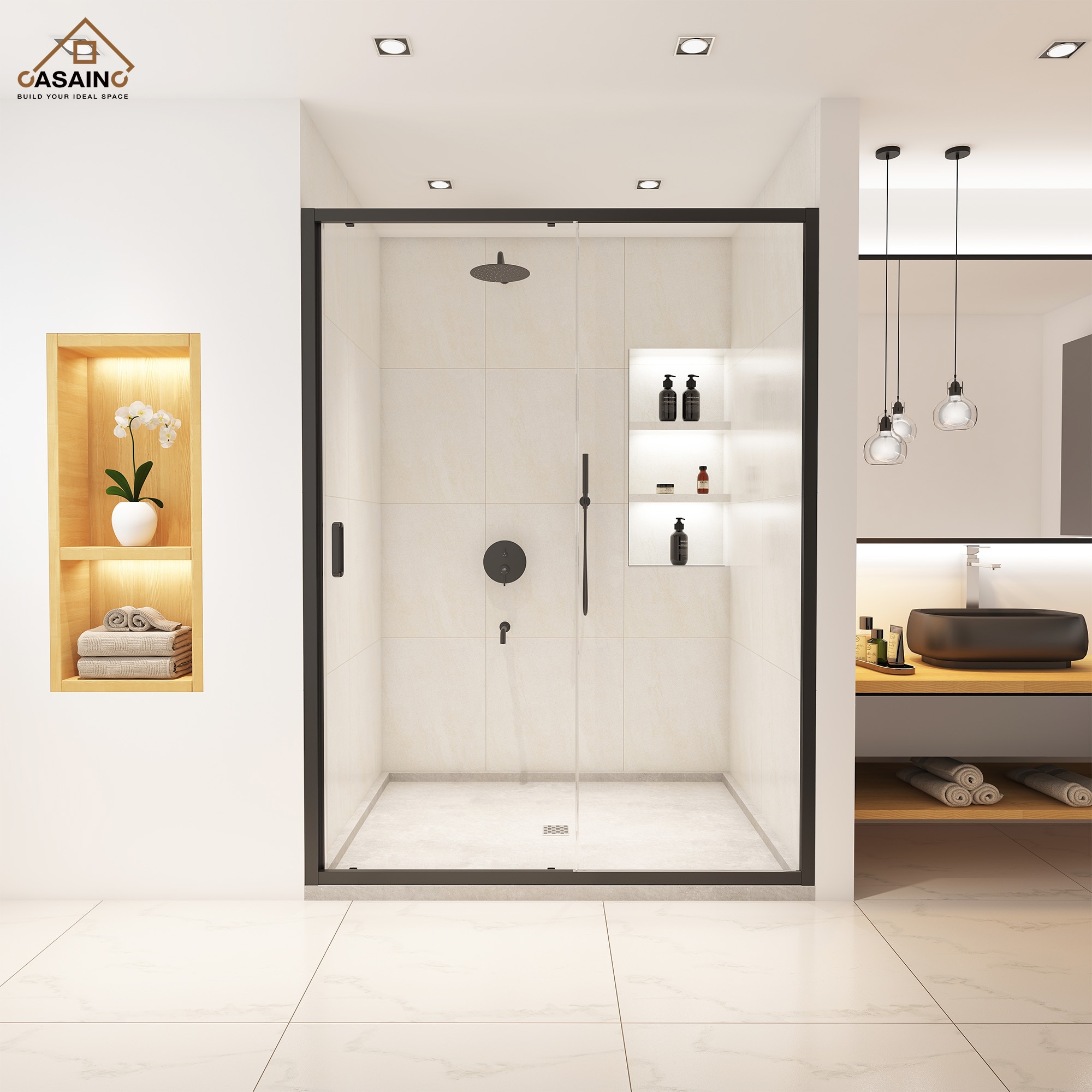 CASAINC SL-TL-D60 Shower-Doors - View #8