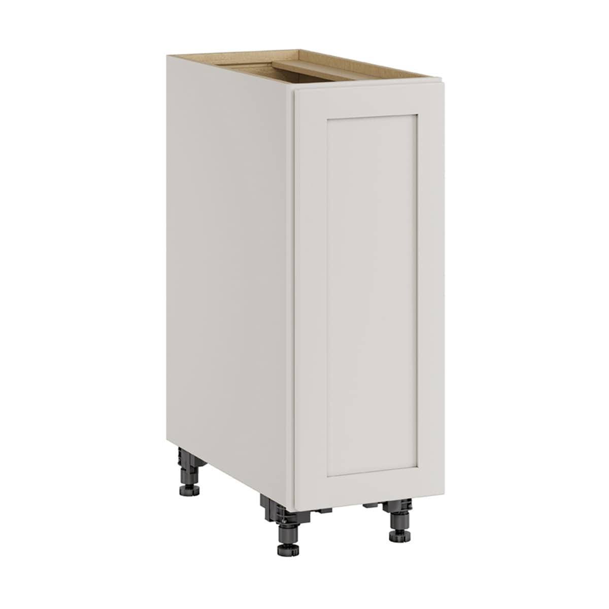 Whalen CLICK-IT LWSCLICK-02G Windsor Lane 12-in W x 34.5-in H x 24-in D Light Gray Birch Base Ready to assemble Plywood Cabinet (Raised Panel Shaker)
