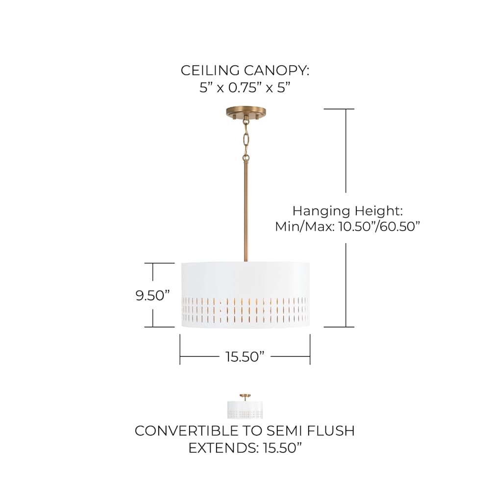 Capital Lighting 250231AW flushmounts - View #2