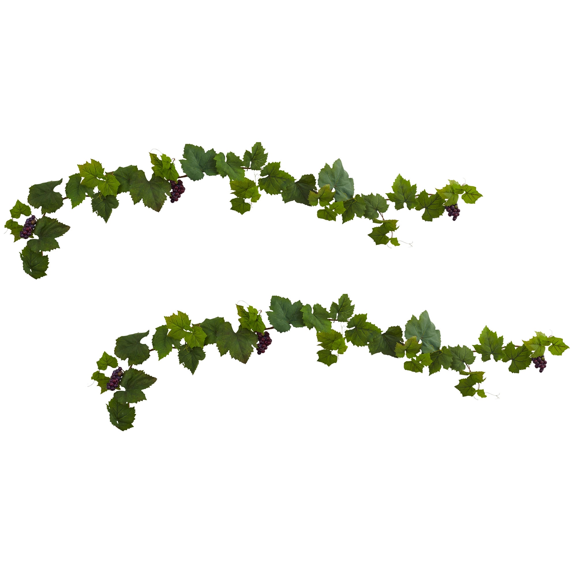 Nearly Natural 6157-S2 72-in Green Indoor Grape Artificial Plant
