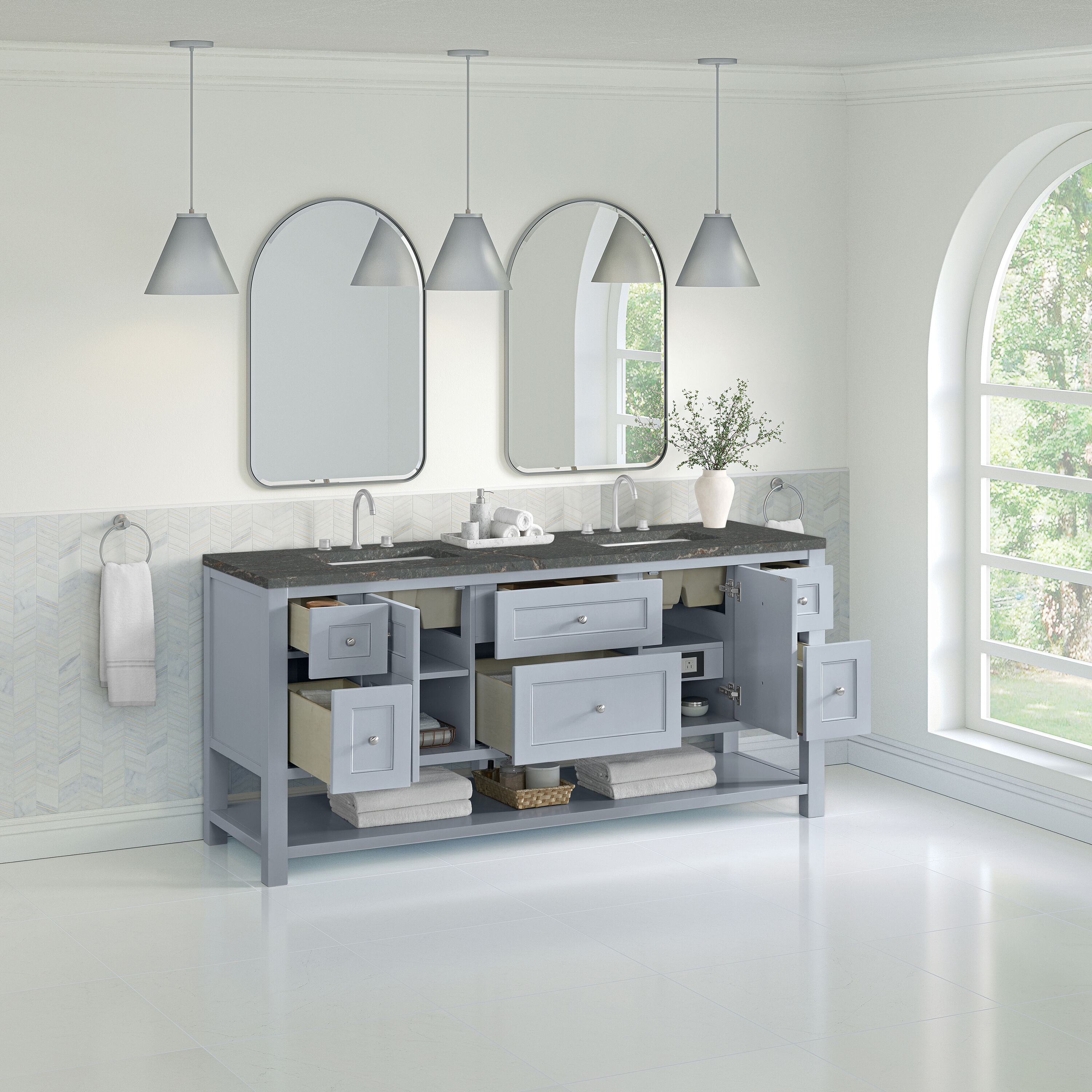 James Martin Vanities 330-V72-SRB-3PBL Bath-Vanity-Combo - View #4
