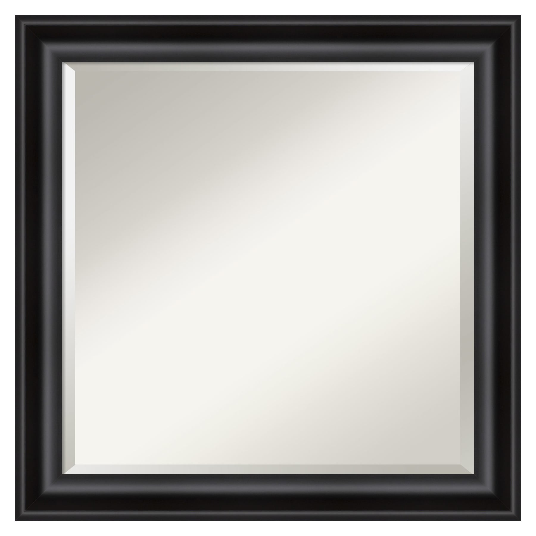 Amanti Art DSW4593561 Grand 23.88-Inches x 23.88-Inches Framed Square Bathroom Vanity Mirror ( Distressed Black )