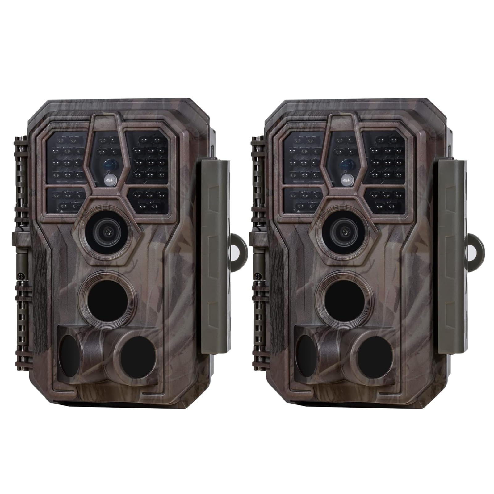 ITOPFOX - 2 pack Trail Camera 64MP Photo 1296P HD Video Motion Activated Wildlife Camera 01s Tri...