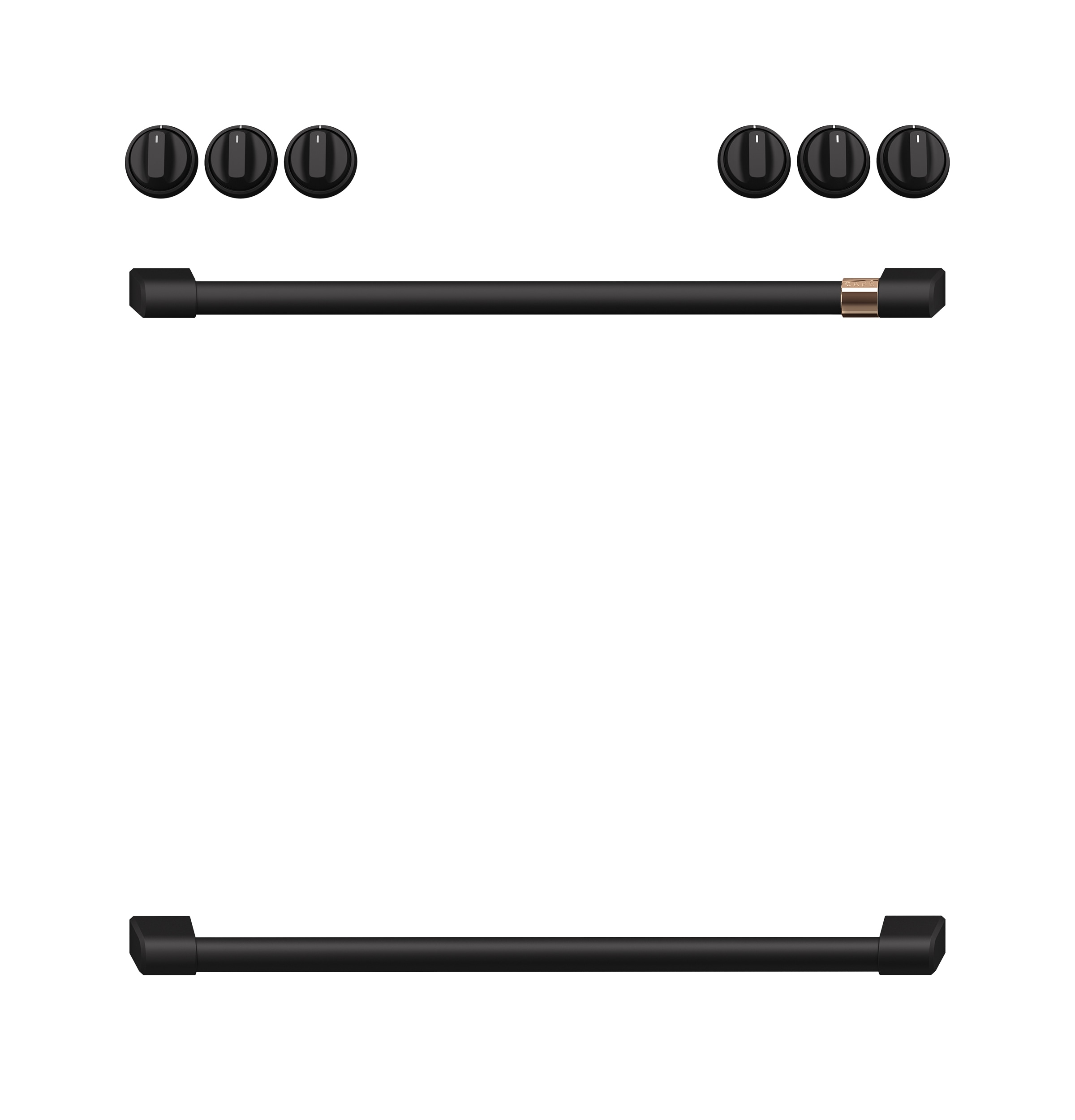 Cafe 30-in Gas Range Handle and Knob Kit (Brushed Copper