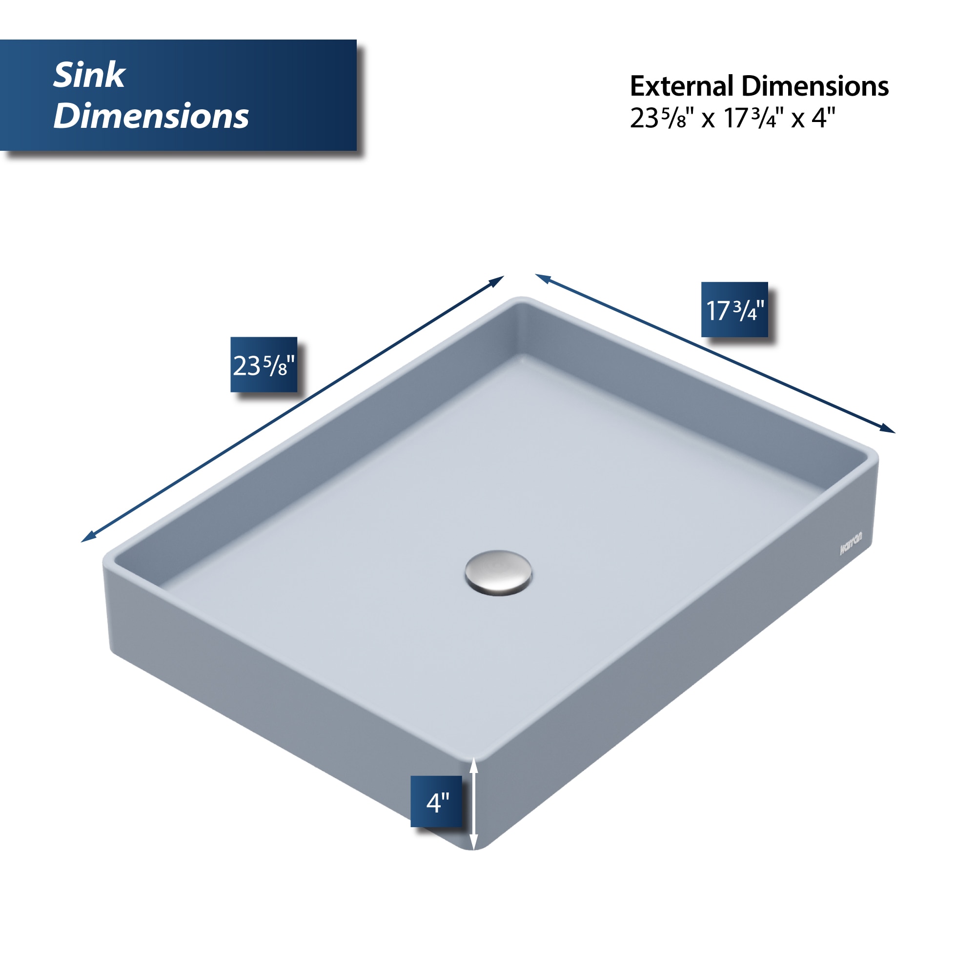 Karran SQS500IB Bath-Sink - View #3