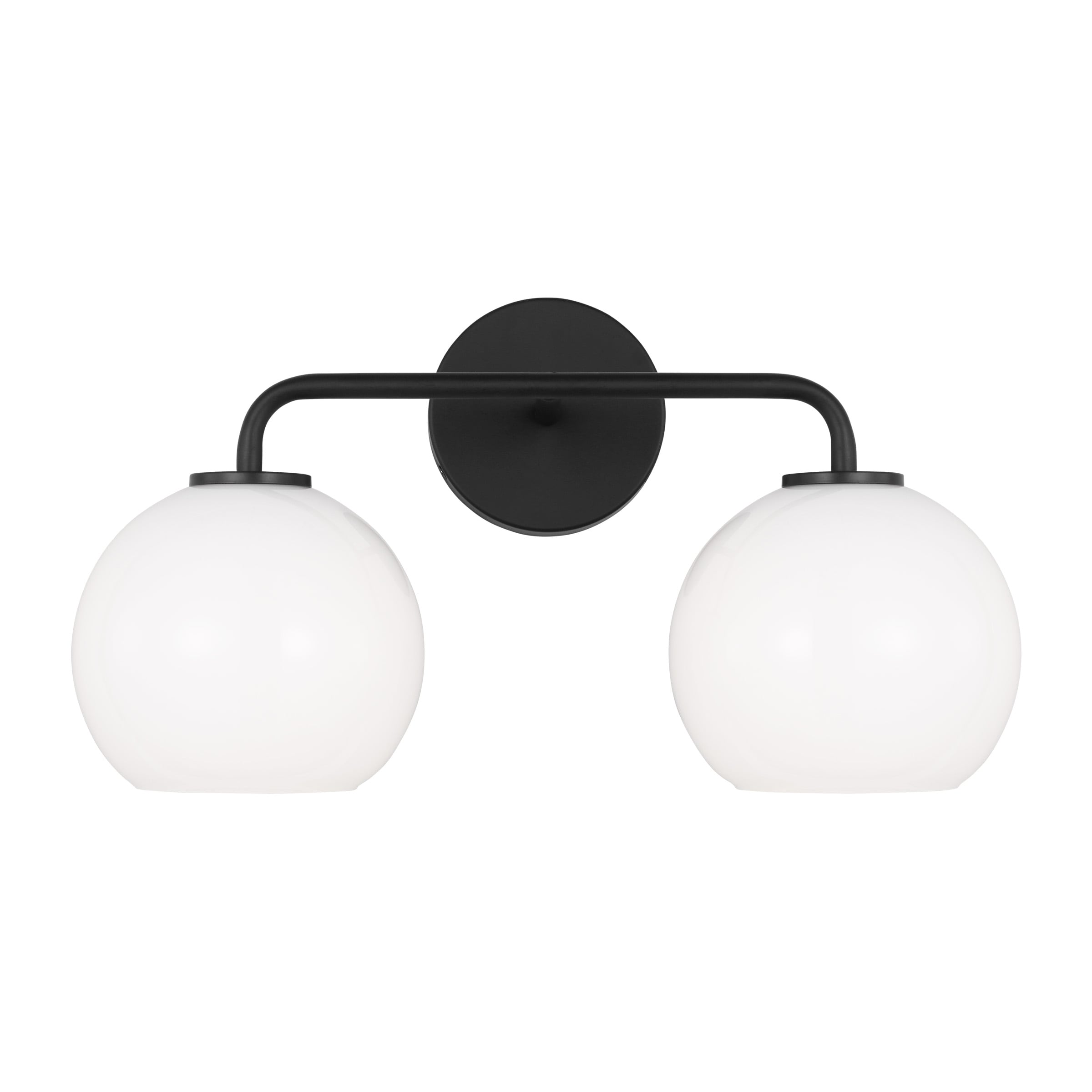 Generation Lighting 4002582-112 Orley 17.5-in 2 -Light Black Transitional Vanity light