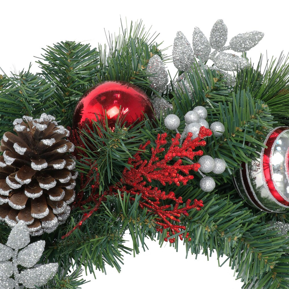Puleo International 3774A-W24 Artificial-Christmas-Wreaths - View #4