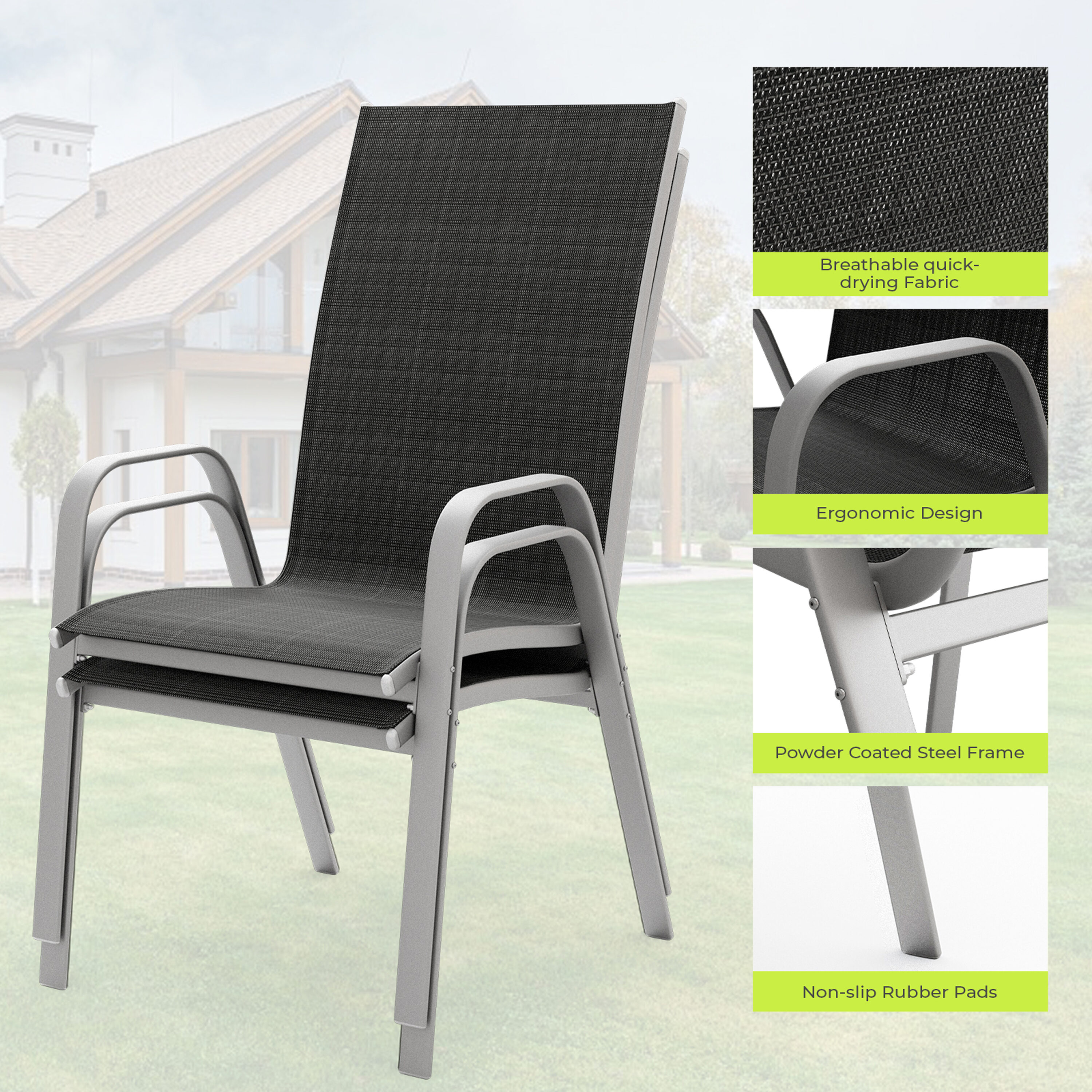JEAREY KDDDY04-GY Patio-Chairs - View #5