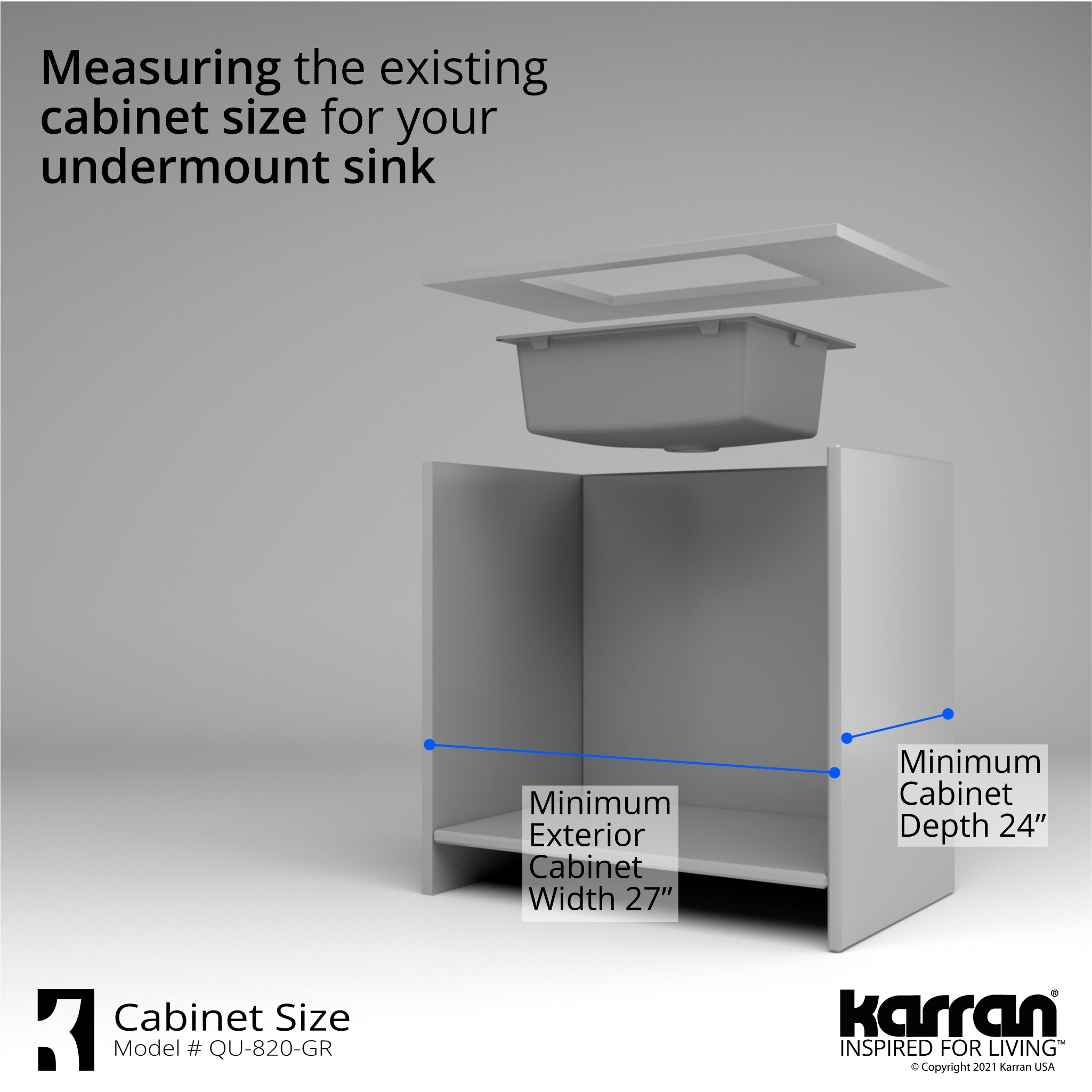 Karran QU-820-GR Kitchen-Sinks - View #9