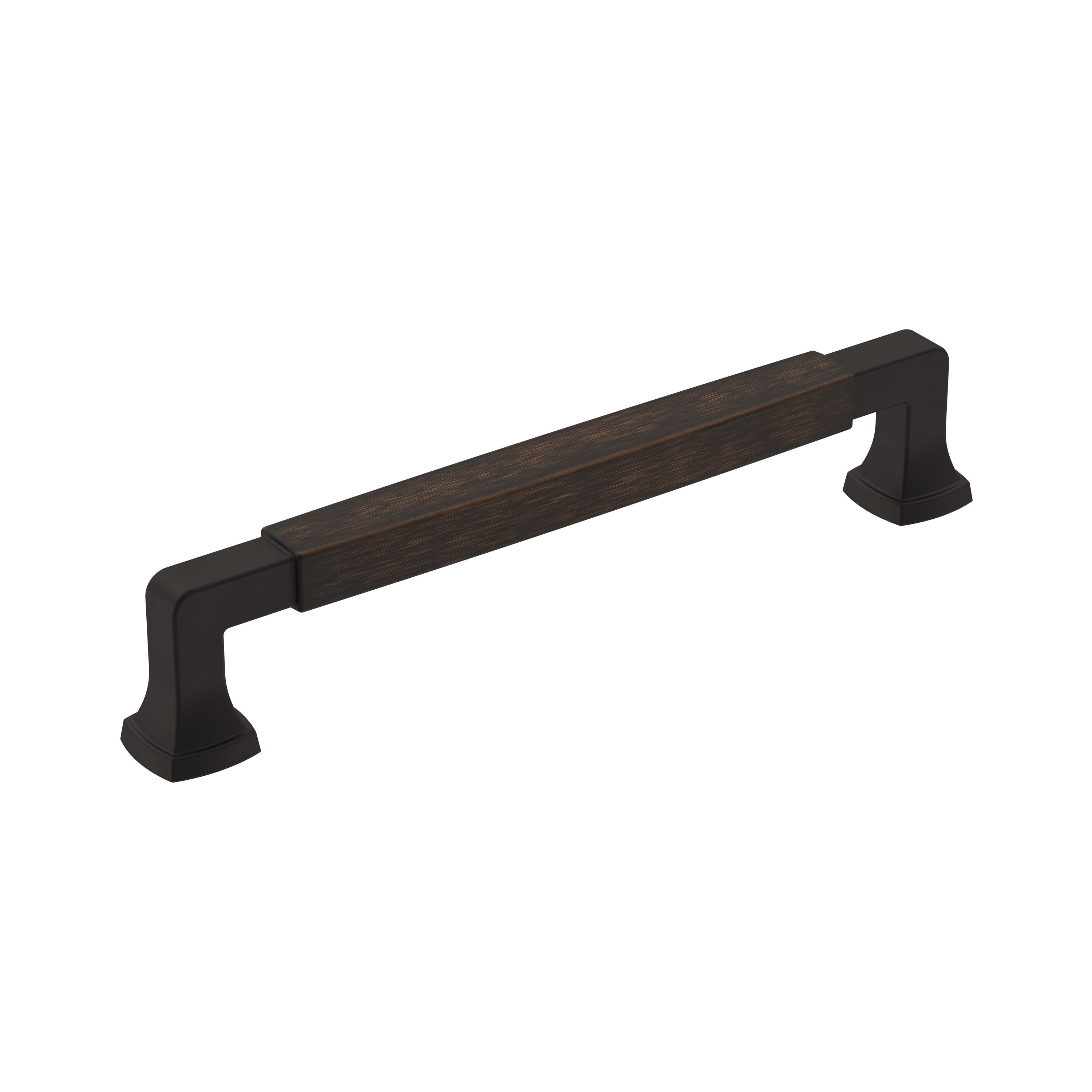 Amerock BP36889ORB Stature 6-5/16-in , 160mm Center to Center Oil Rubbed Bronze Rectangular Bar