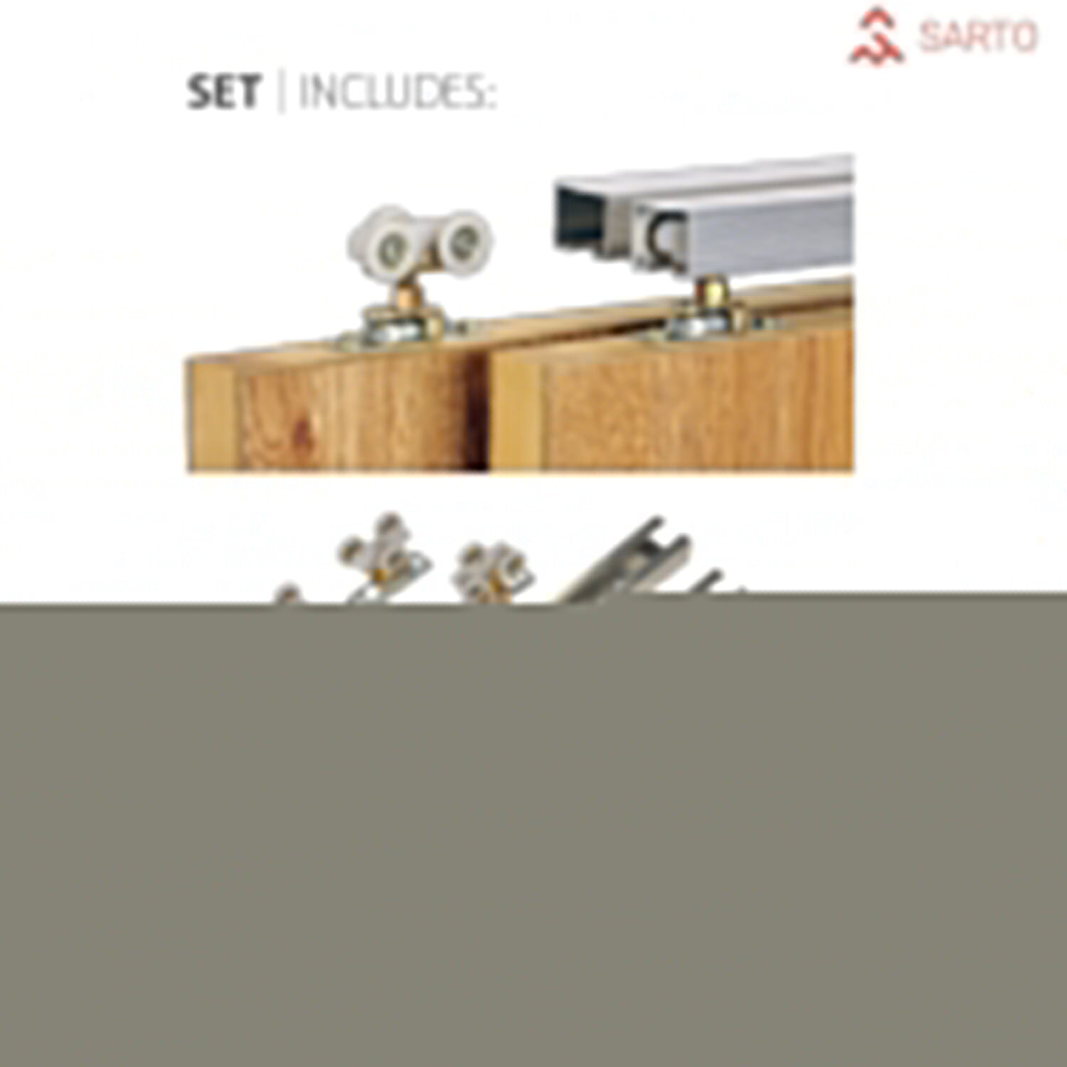 SARTODOORS PL0015DBDWLN3084 Bifold-Sliding-Closet-Doors - View #3
