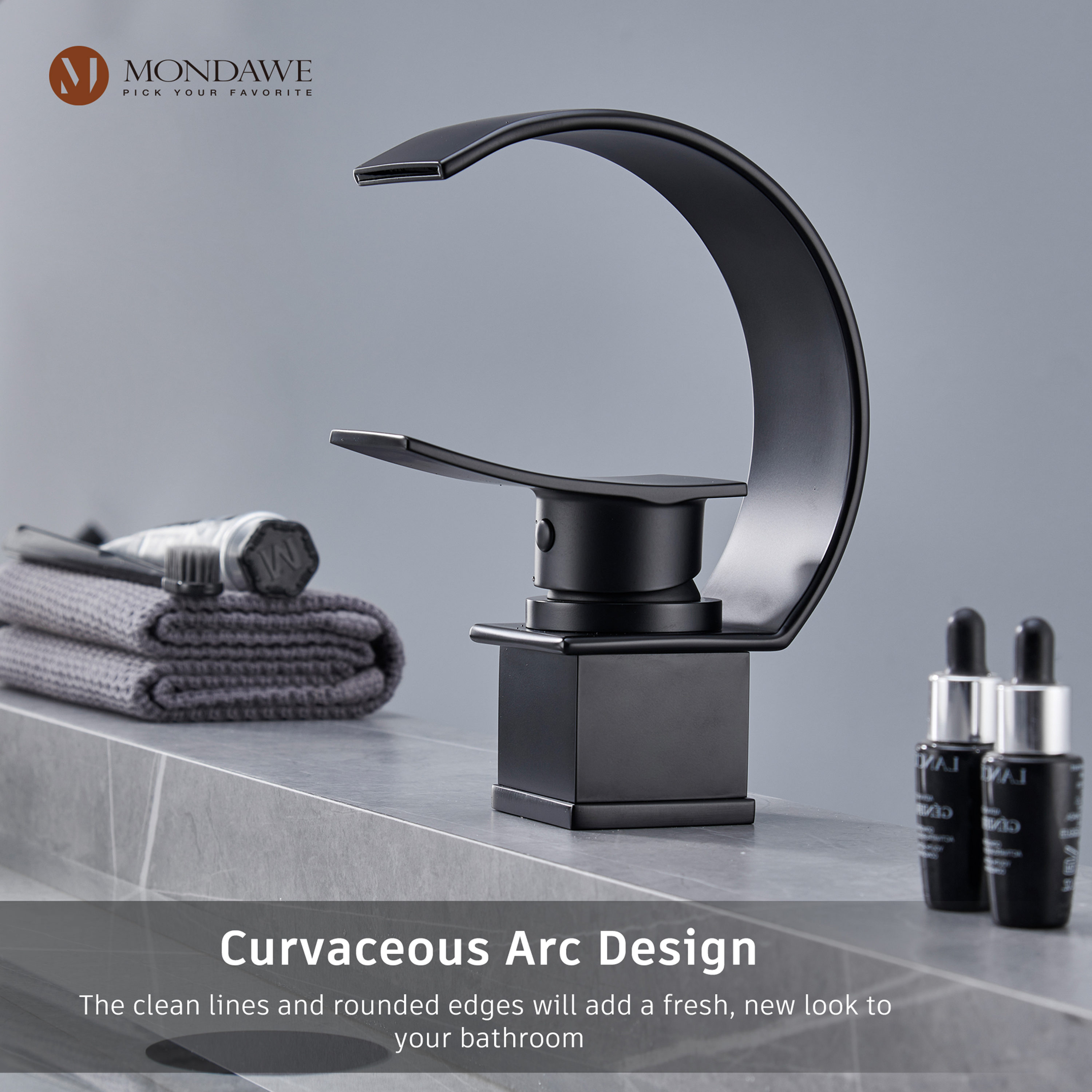 Mondawe WF-1381-B Lavatory-Faucets - View #4