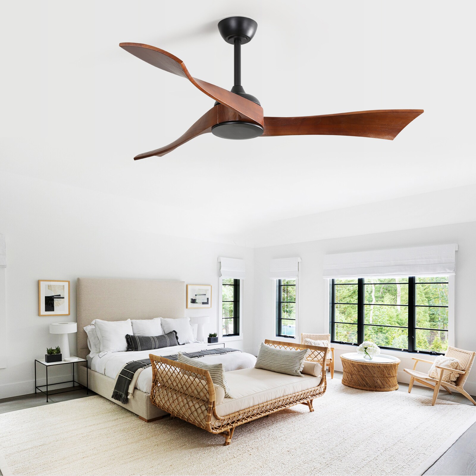 Sofucor L-52K012-BK-WDHTM60W Ceiling-Fans - View #2