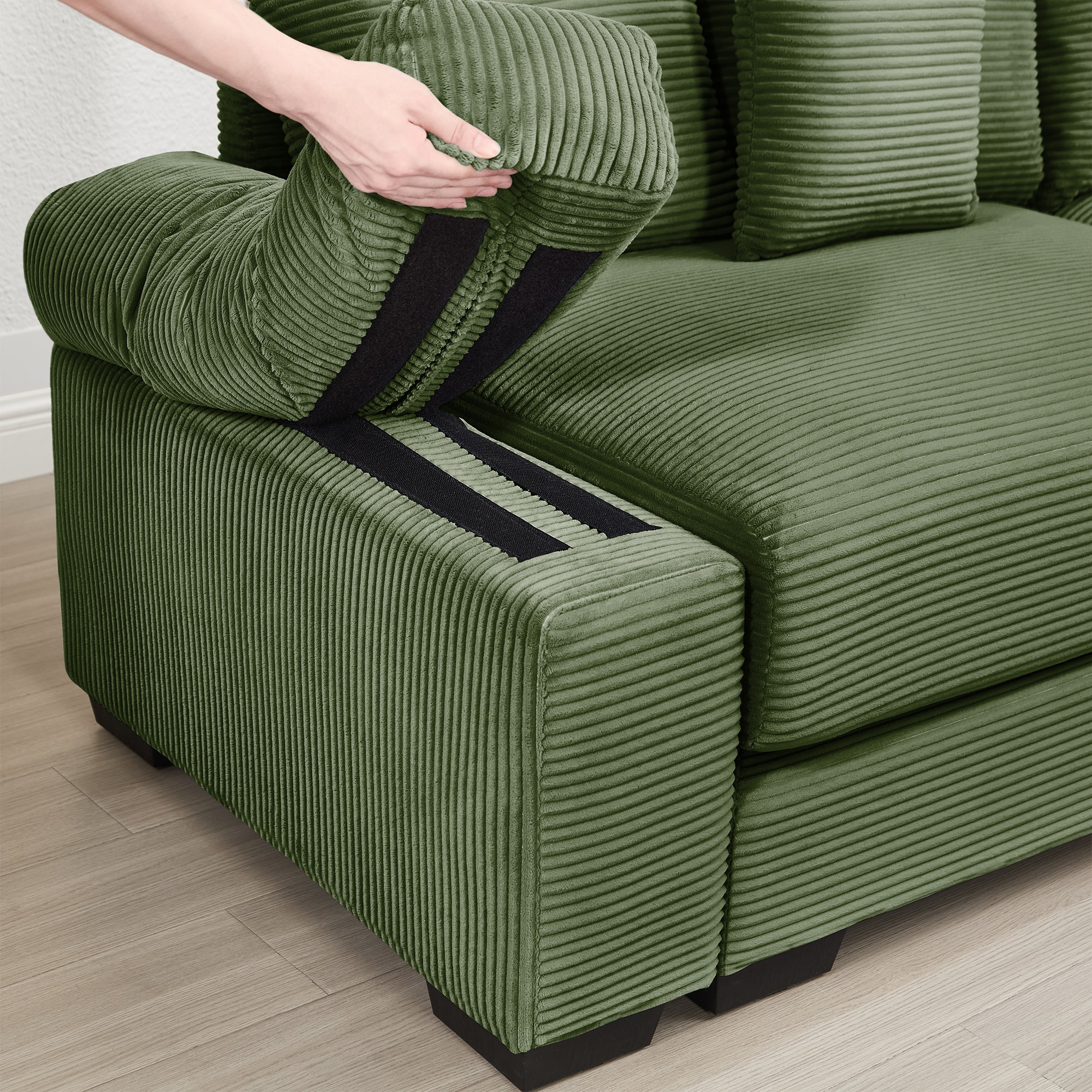 Homy Casa W714-L-GR Sofas-Loveseats - View #15