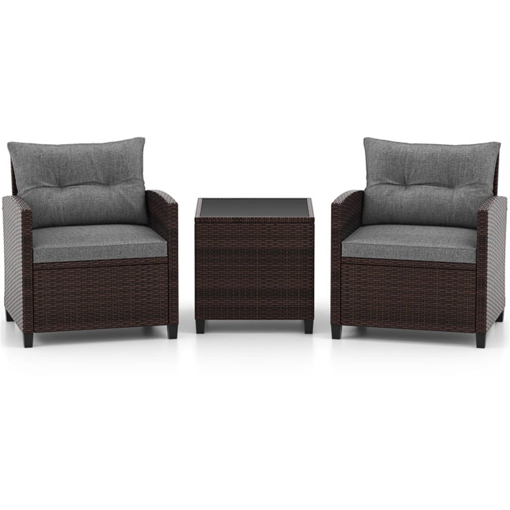Dimakai DK-HW68667GR Patio-Conversation-Sets - View #2
