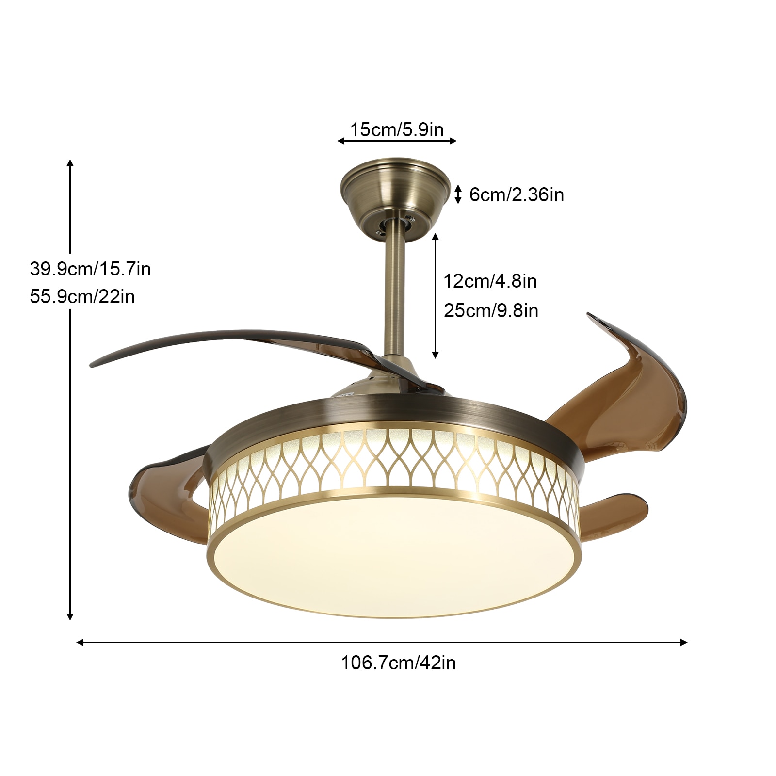 Oukaning HG-HCX-2261 Ceiling-Fans - View #5