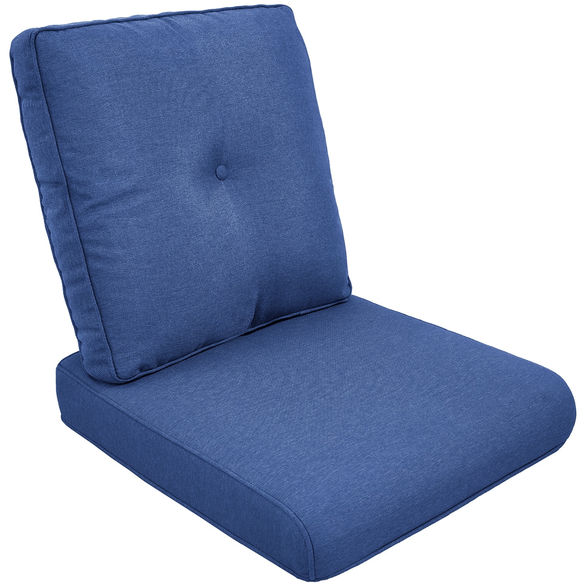 Rilyson 25-in x 22-in 2-Piece Blue Deep Seat Patio Chair Cushion ...