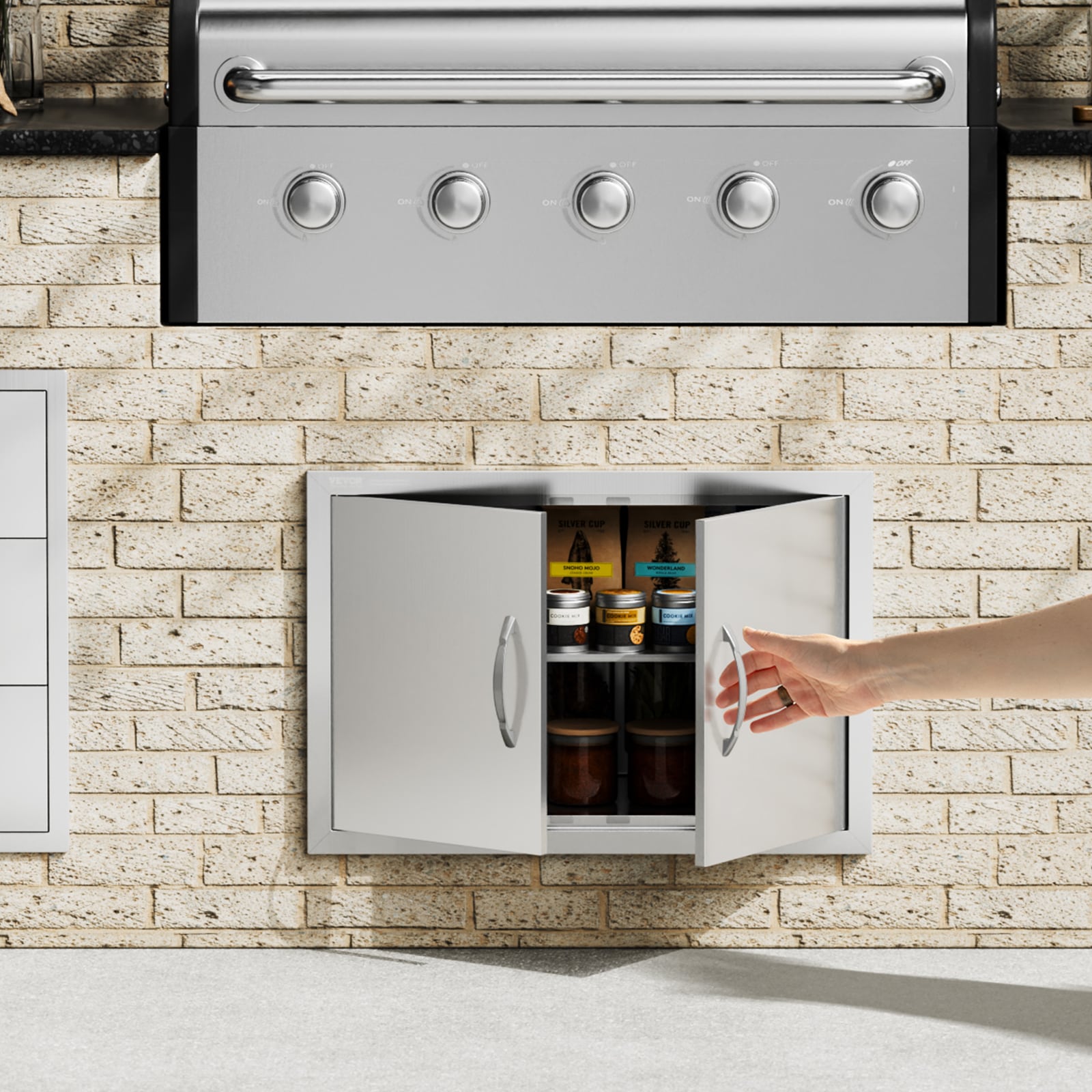 VEVOR SMMBSCJMYS28MXG56V0 Builtin-Grill-Cabinet-Parts - View #2