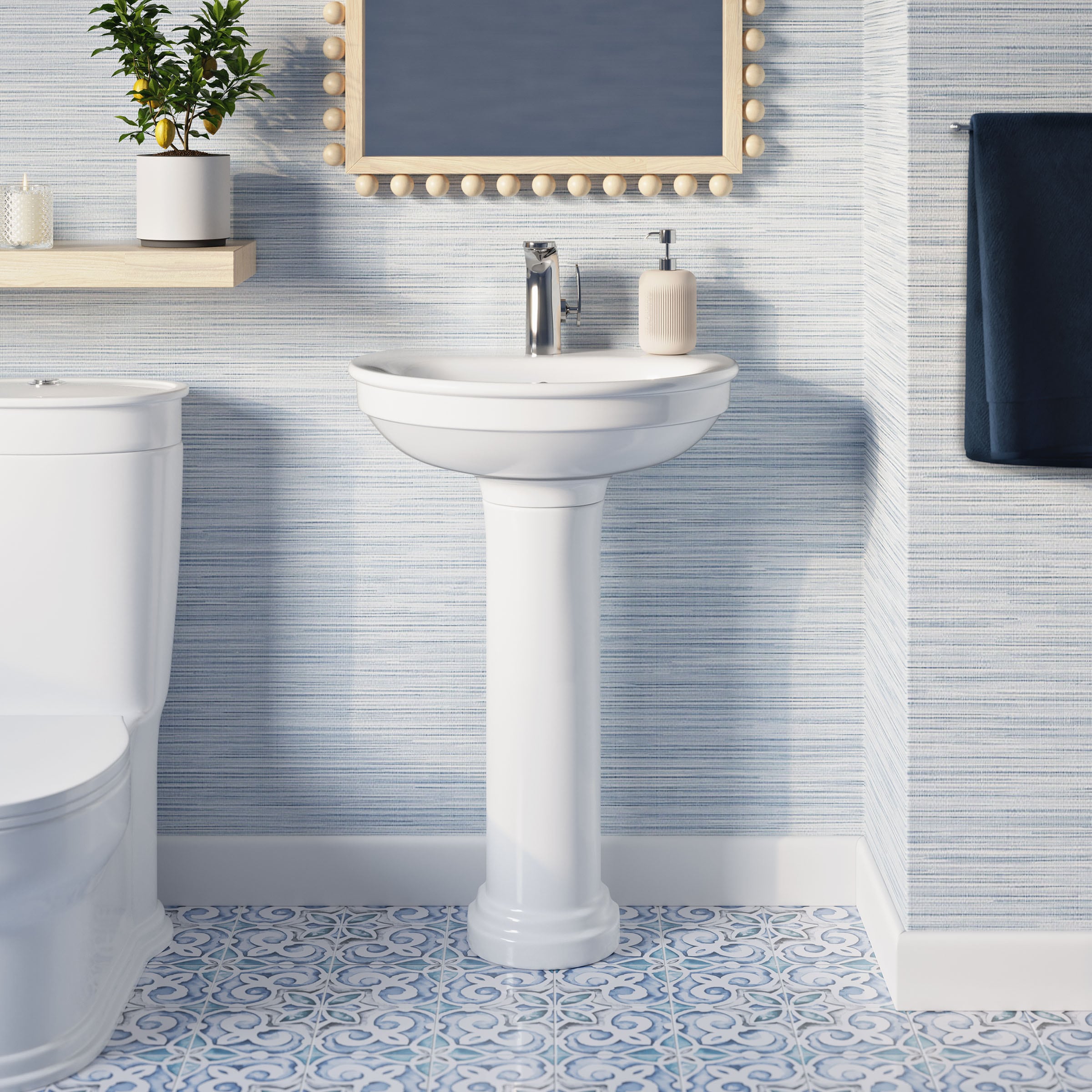 Swiss Madison SM-25-PSCEL03WH Complete-Pedestal-Lavatories - View #4