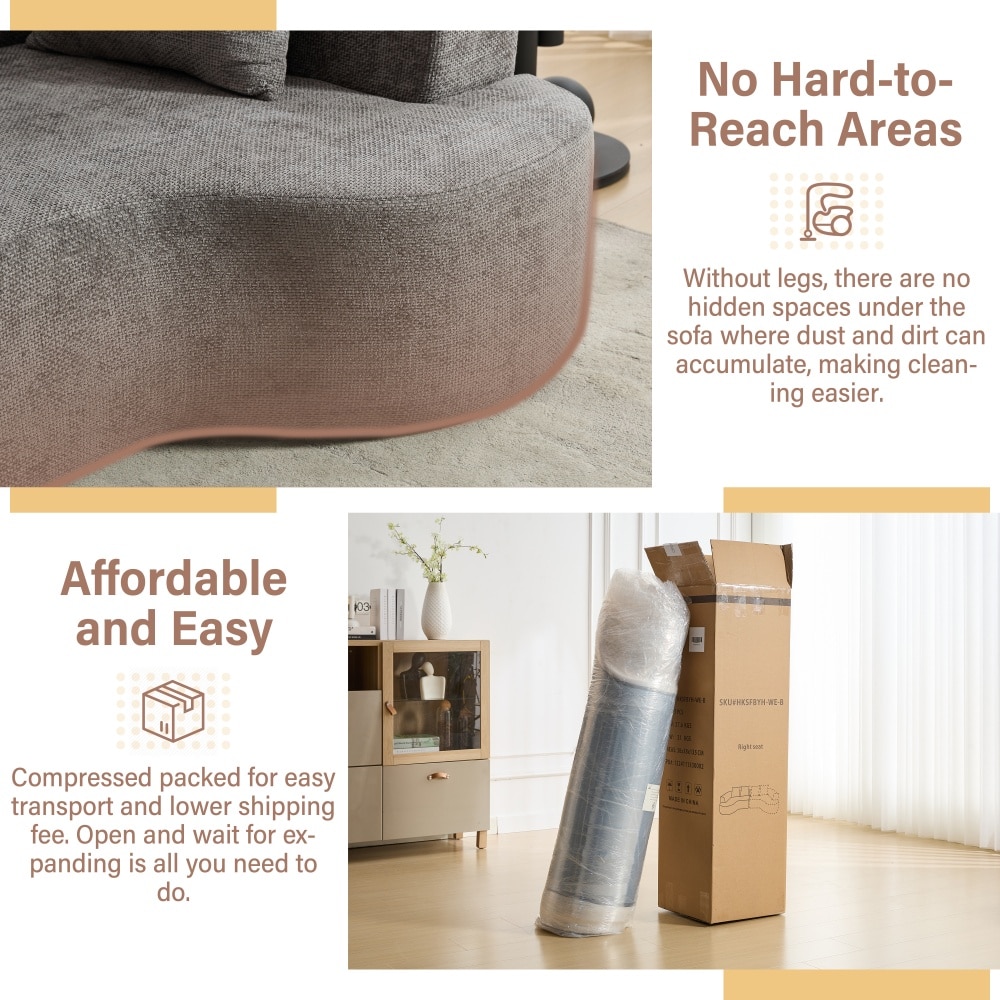 DYHOME HKSFBYH-GY Sofas-Loveseats - View #7