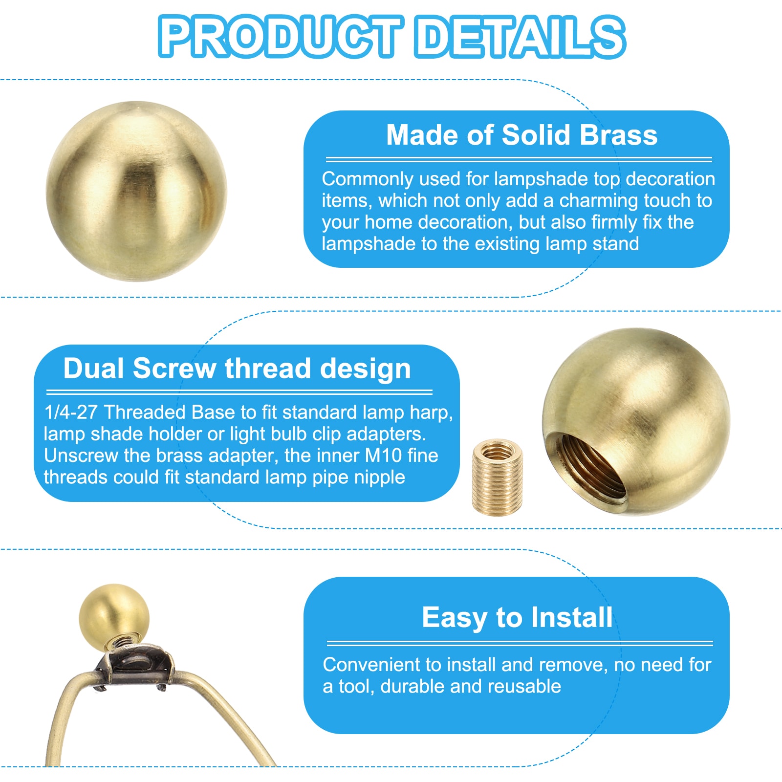 Lamp Shade Screw Capnull