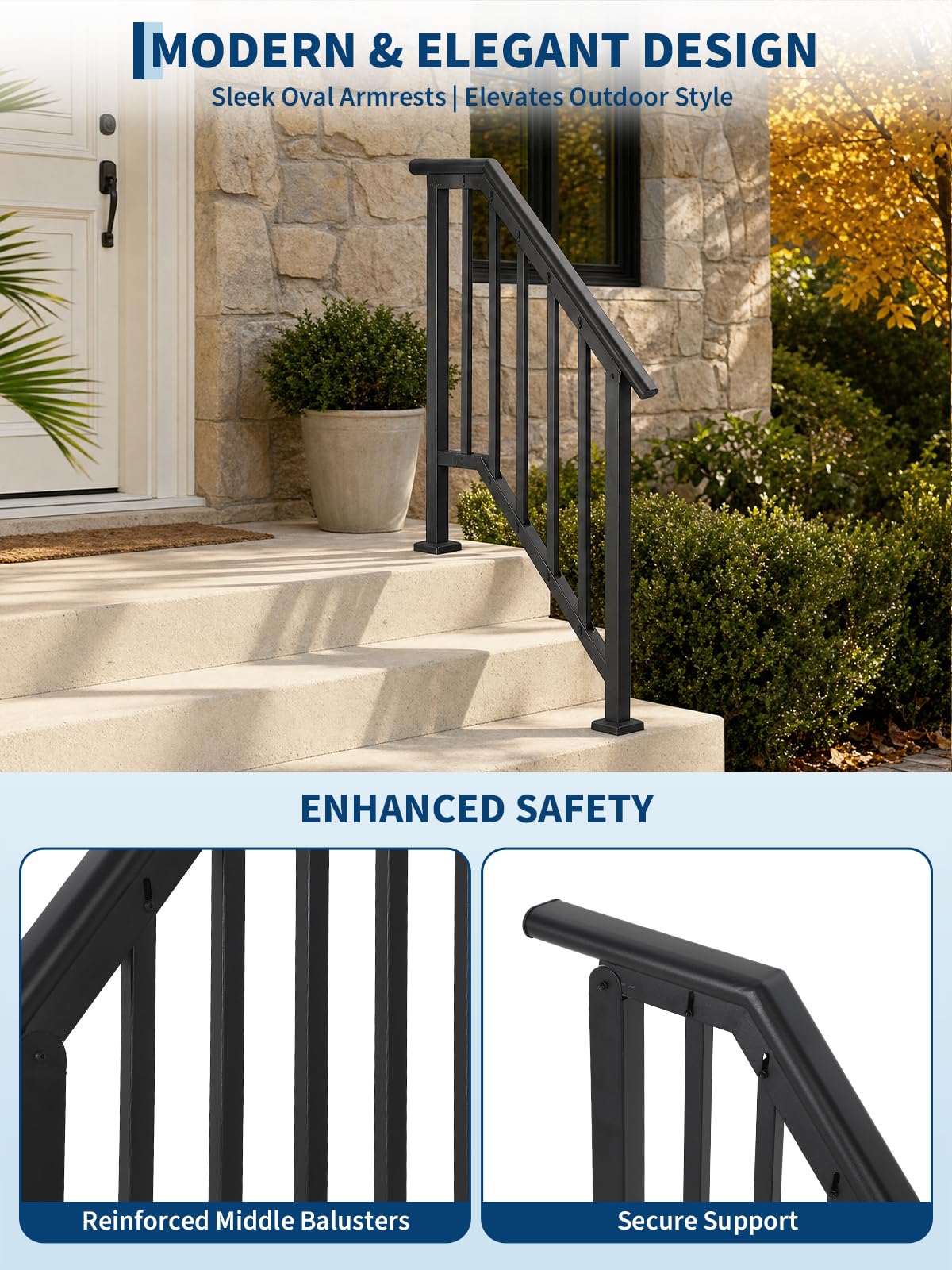 GarveeLife CLJ-HWEUB7QCHF03RA-N Interior-Stairpart-Railing - View #4