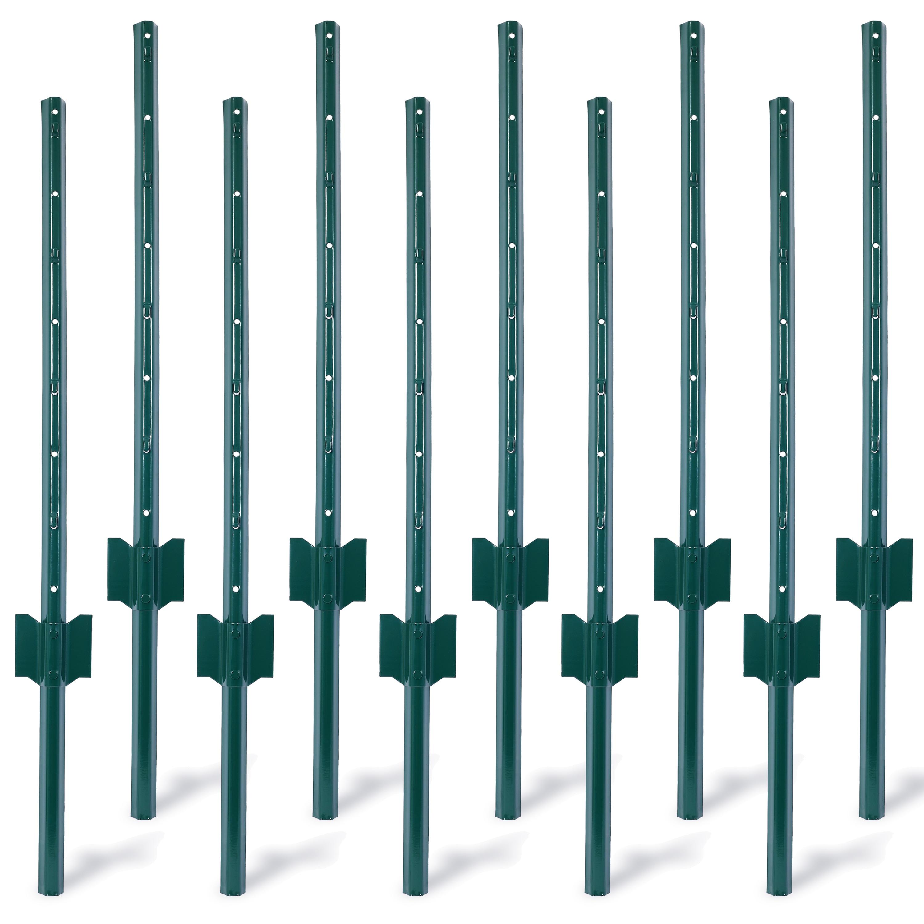 ZAKLOOP WU49591477 37.8-Inches Green Steel Fence stay For Composite fence