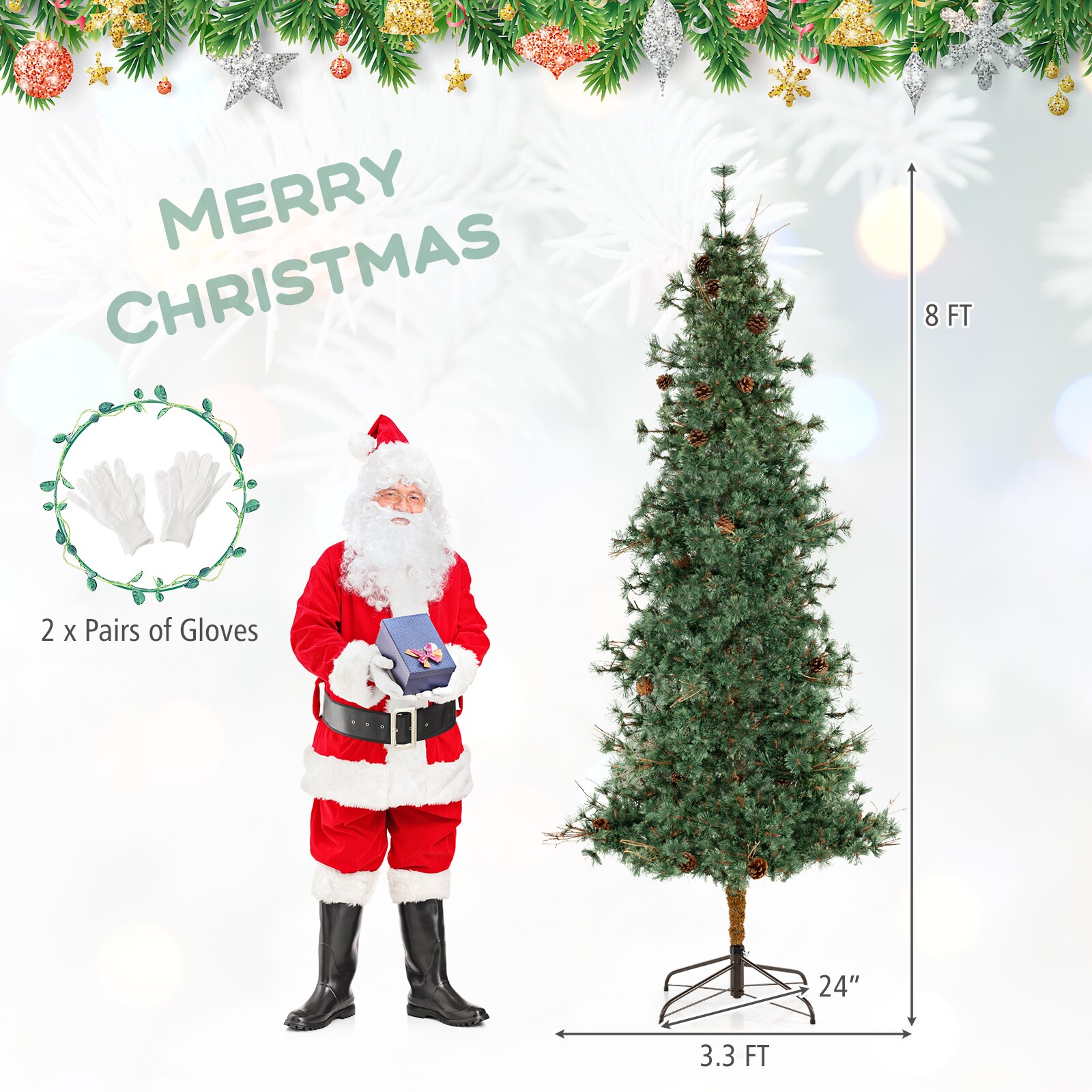 LIVIZA HYS25277USL Artificial-Christmas-Trees - View #5