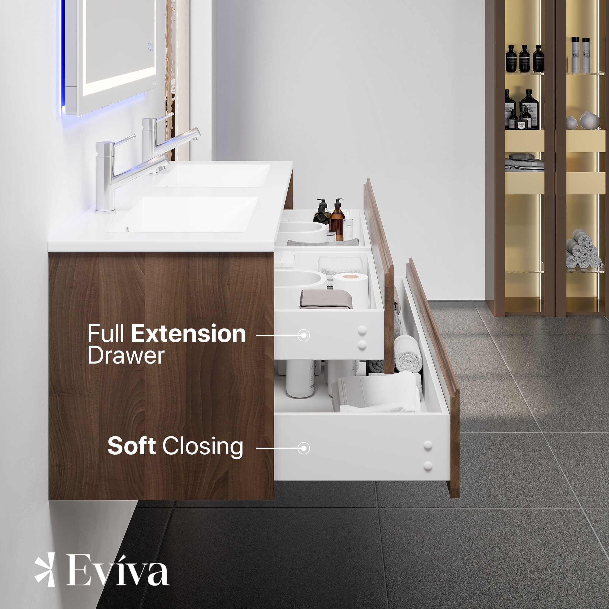Eviva EVVN548-48WN Bath-Vanity-Combo - View #5