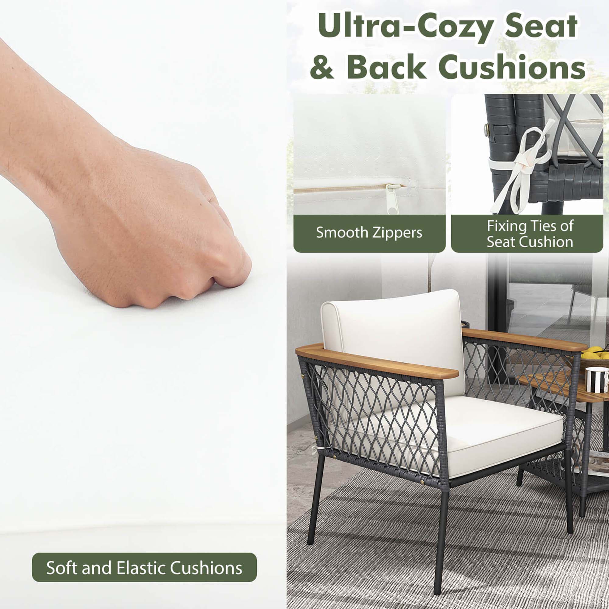 Costway HCST03447 Patio-Conversation-Sets - View #5