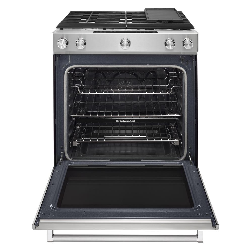 KitchenAid KSDB900ESS Dual-Fuel-Ranges - View #2