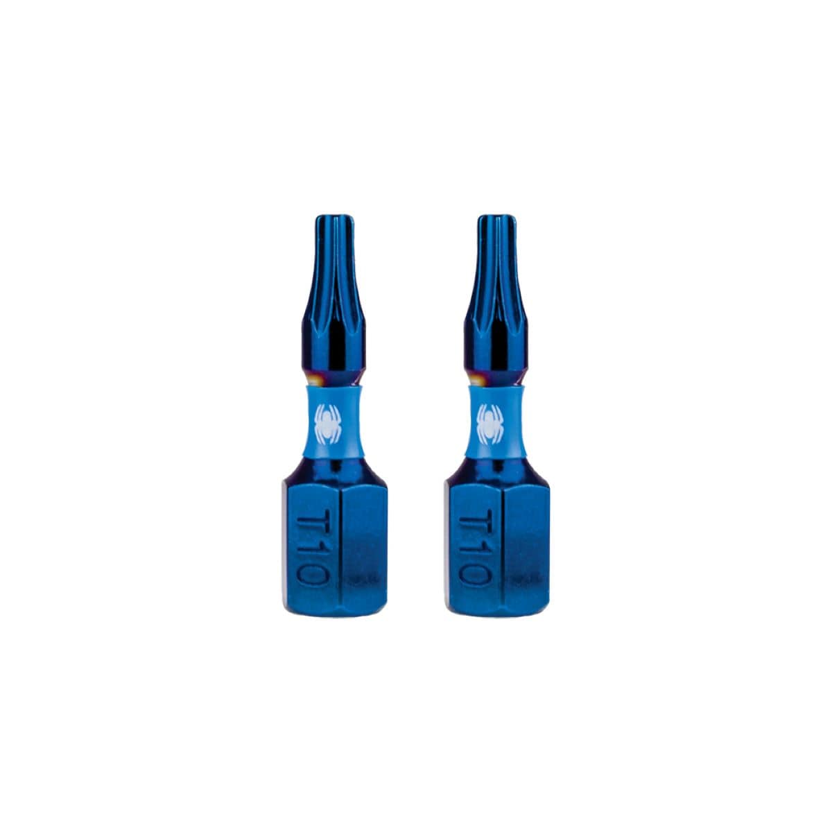 Spyder 19039 Mach-Blue T10 1/4-in x 1-in Torx Impact Driver Bit 2 -Piece