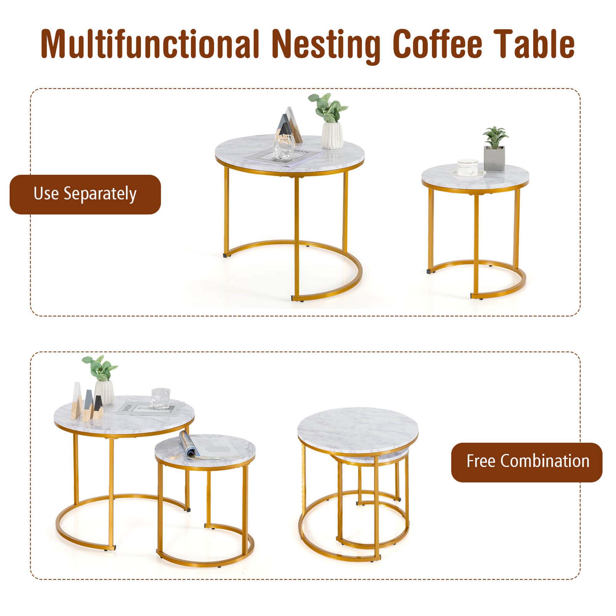 Costway HCST03676 Coffee-Tables - View #3