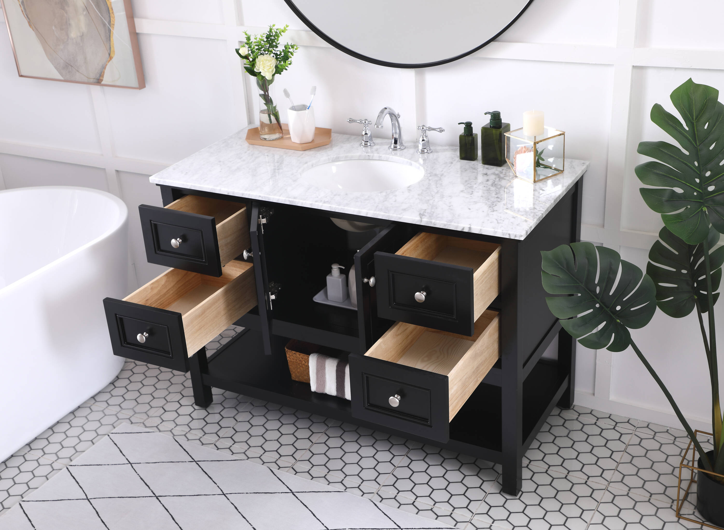 Elegant Decor HF81144BK Bath-Vanity-Combo - View #4