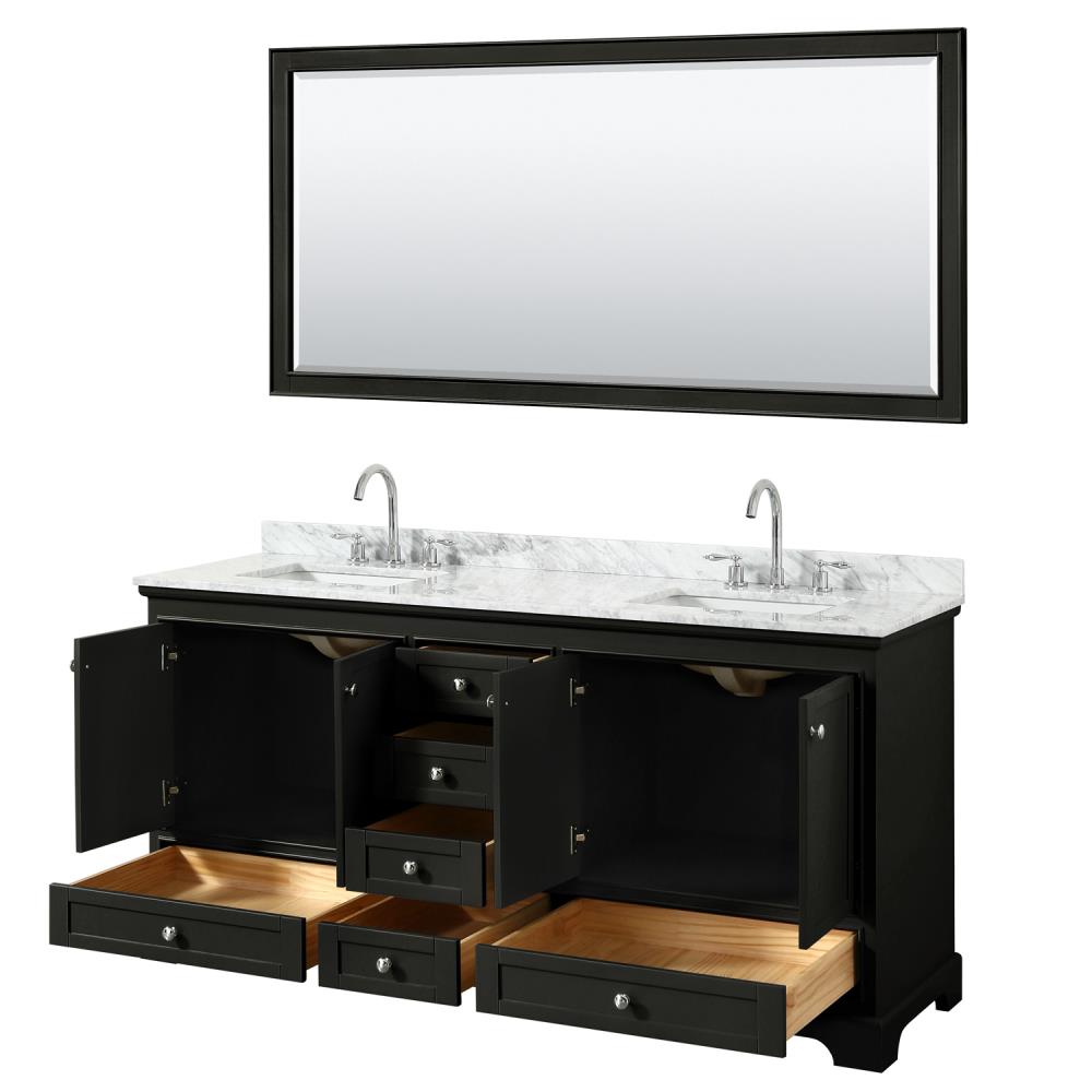 Wyndham Collection WCS202072DDECMUNSM70 Bath-Vanity-Combo - View #2