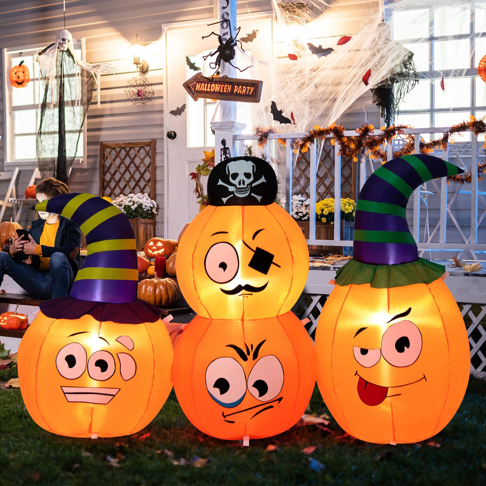WELLFOR HYG24006US Outdoor-Halloween-Decor - View #8