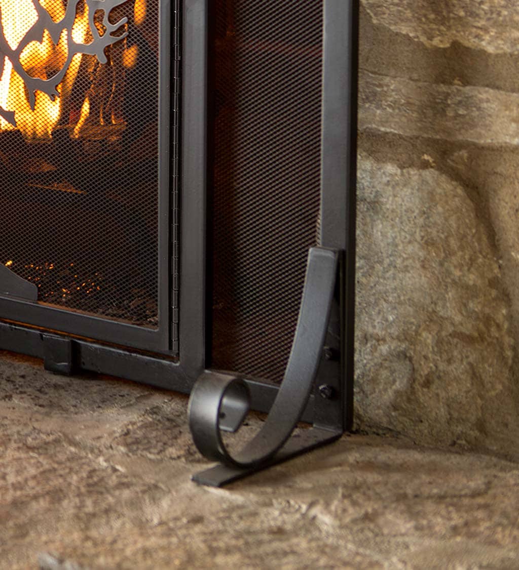 Evergreen 66A25 BK Glass-Fireplace-Doors - View #4