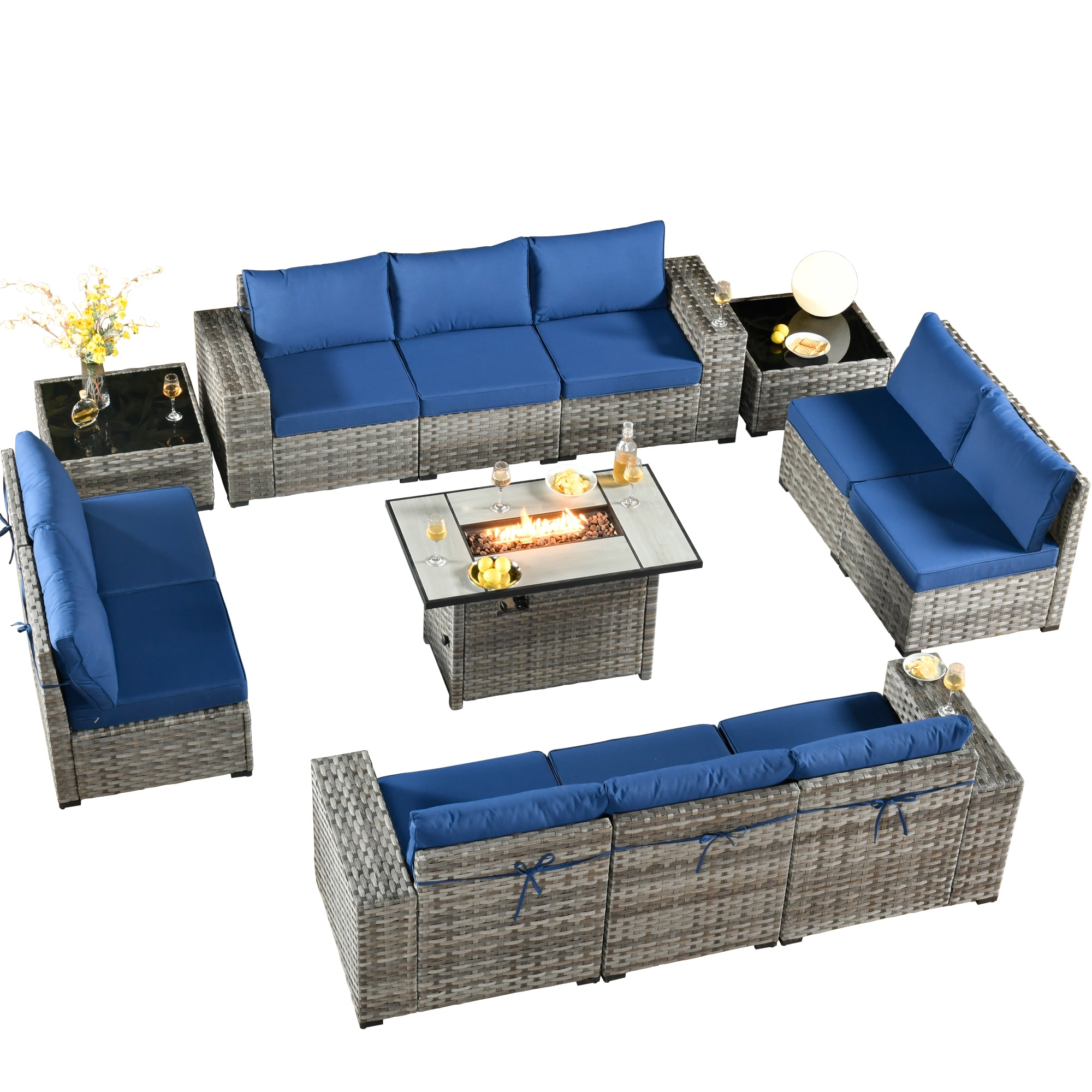 XIZZI XIBBR705-12FP Patio-Conversation-Sets - View #3