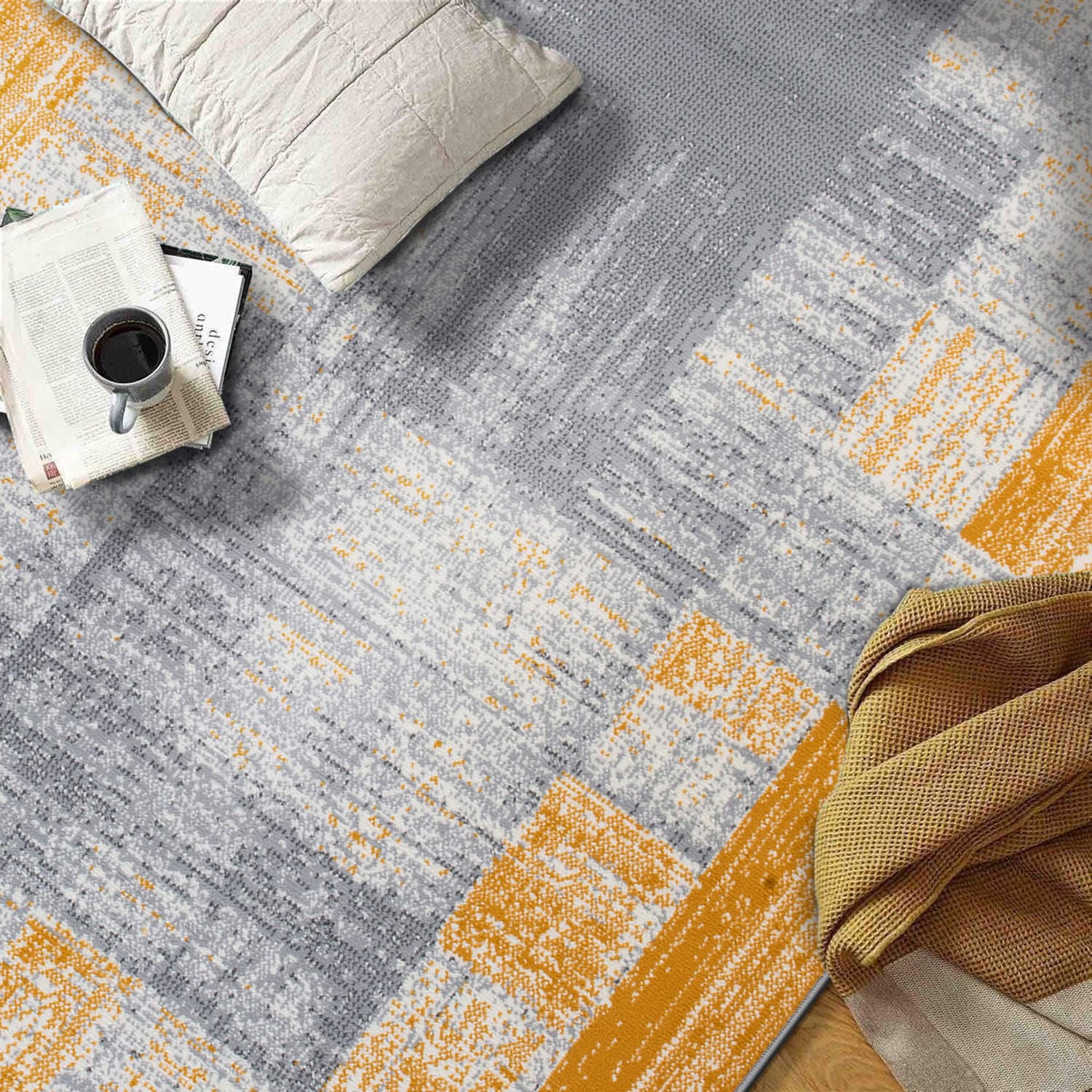 World Rug Gallery 3008YELLOW8X10 rugs - View #7