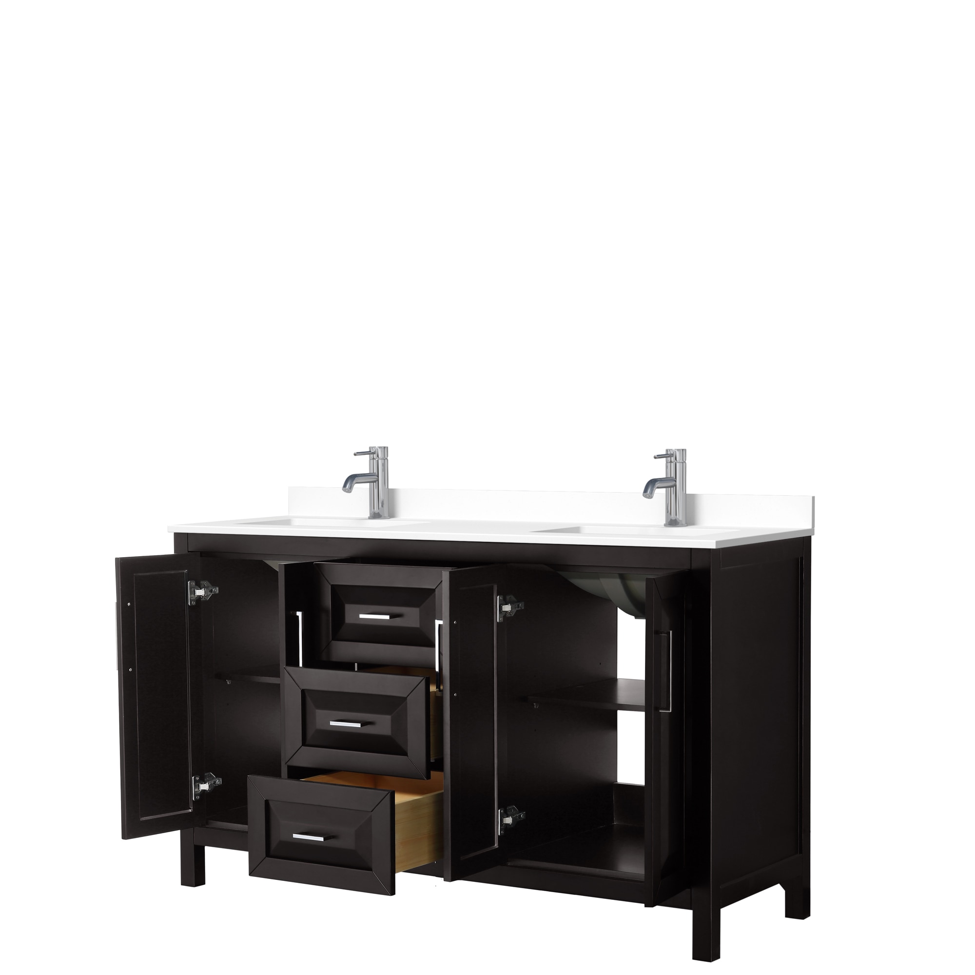 Wyndham Collection WCV252560DDEWCUNSMXX Bath-Vanity-Combo - View #2