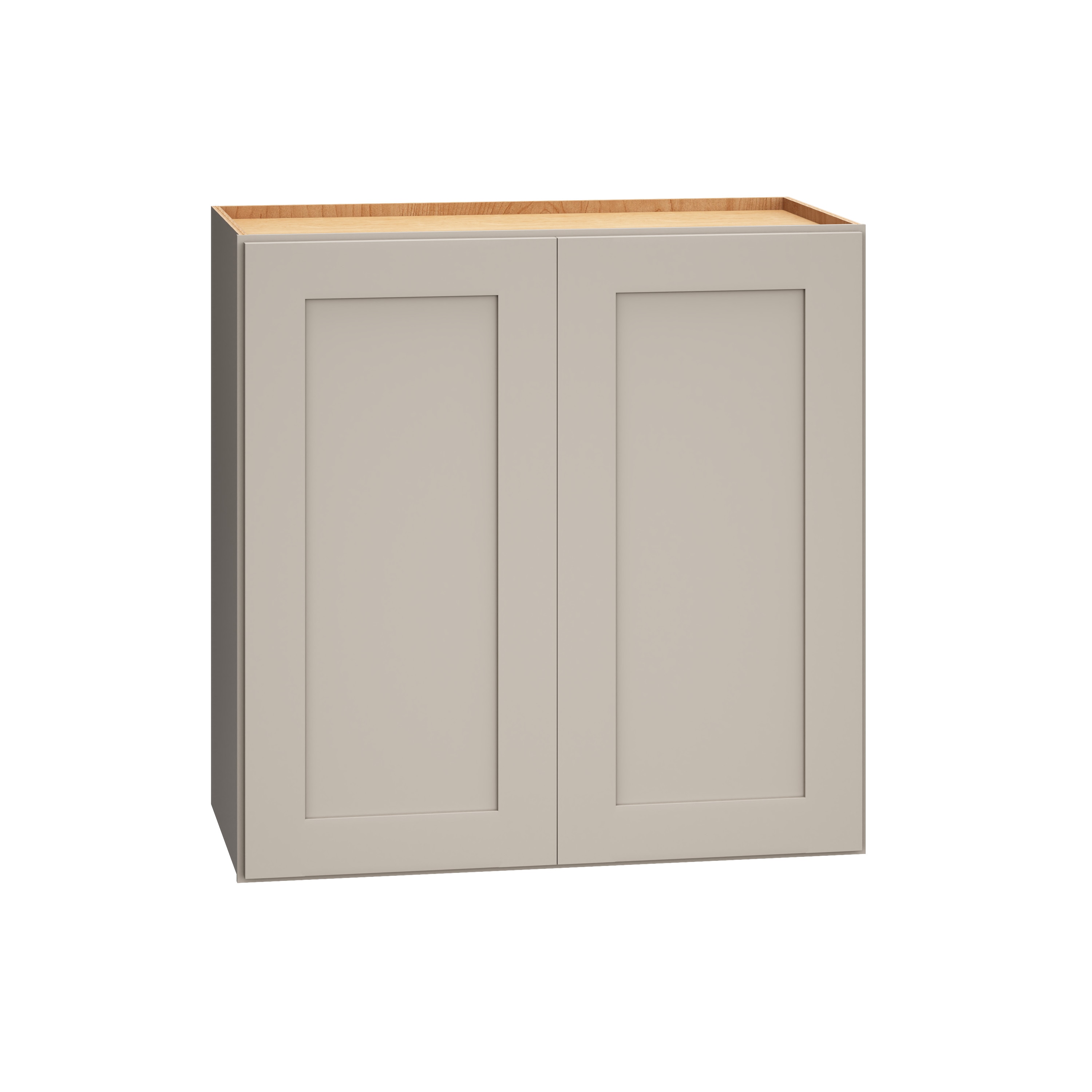 RELIABILT 333 W2424 Pinnacle 24-in W x 24-in H x 12-in D Gray Wall Fully assembled Plywood Cabinet (Recessed Panel Slab)