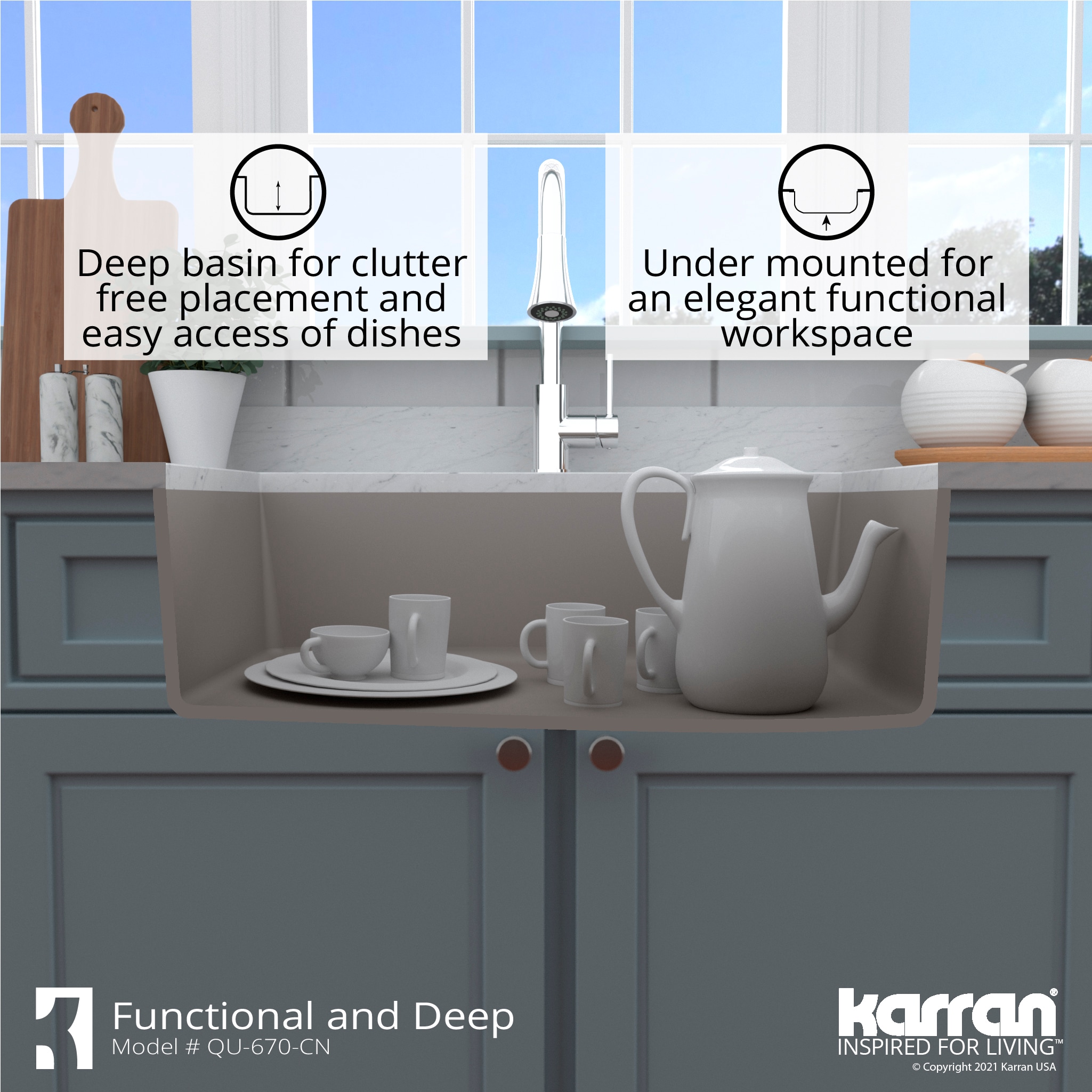 Karran QU-670-CN-PK1 Kitchen-Sinks - View #10