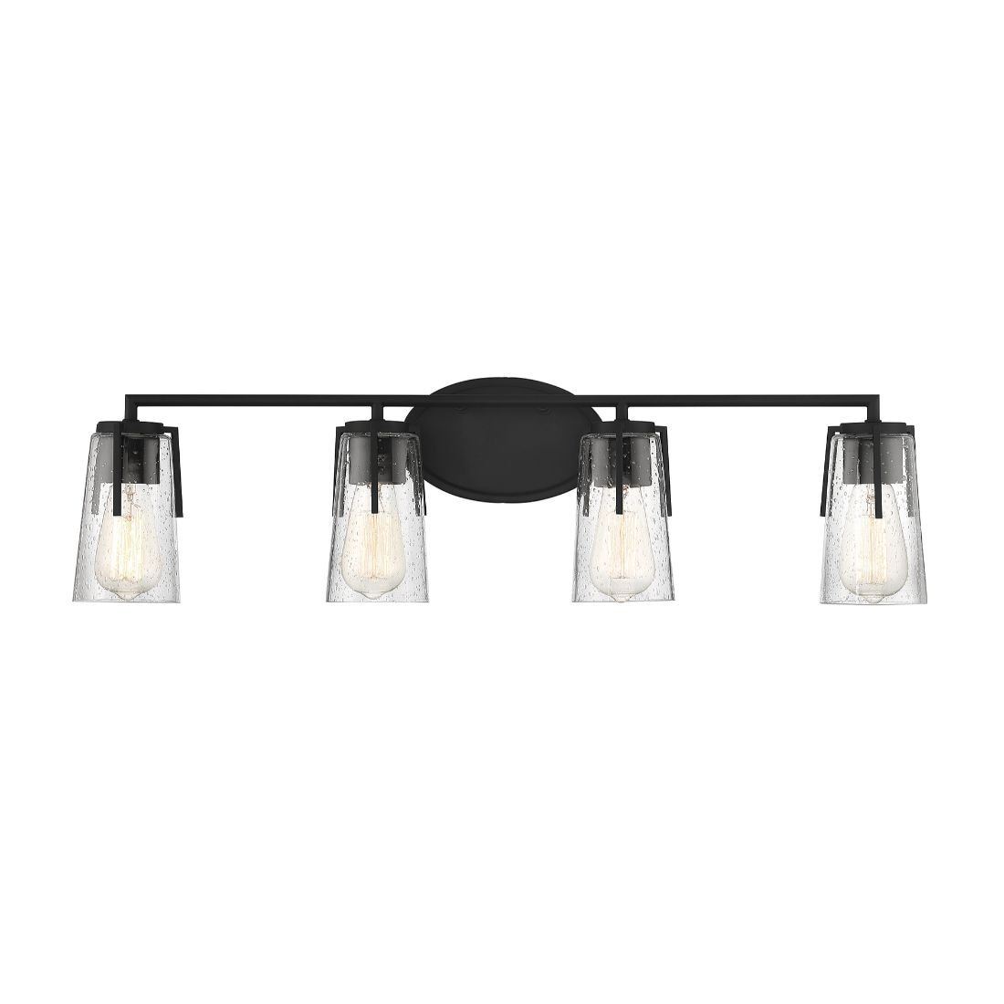  LW-SH639793 32-in 4-Light Black Transitional Vanity Light Bar