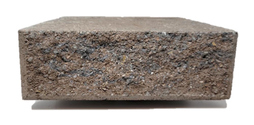 4-in H x 12-in L x 7-in D Brown/Charcoal Concrete Retaining Wall Block | - Lowe's GWSB