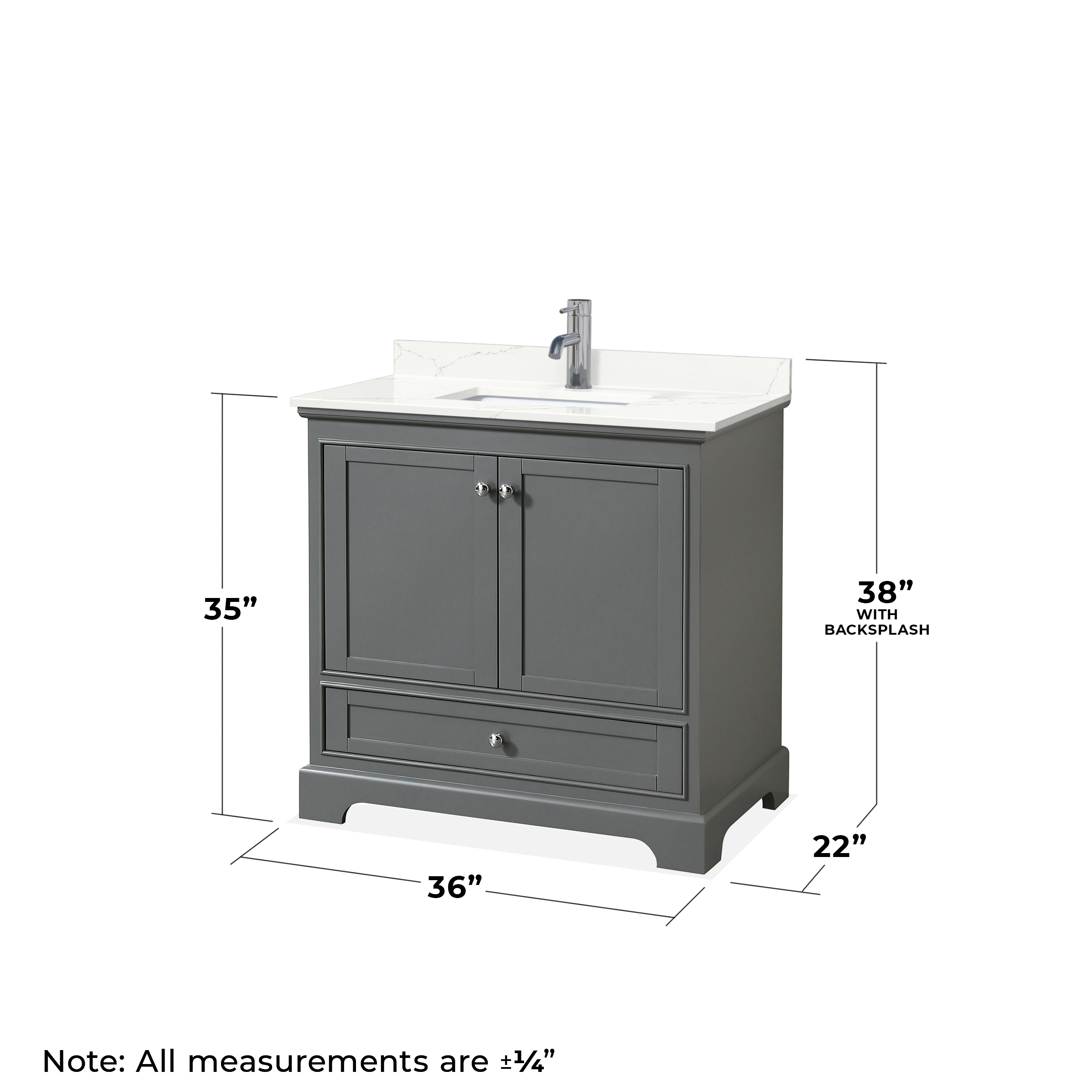 Wyndham Collection WCS202036SKGGTUNSMXX Bath-Vanity-Combo - View #4