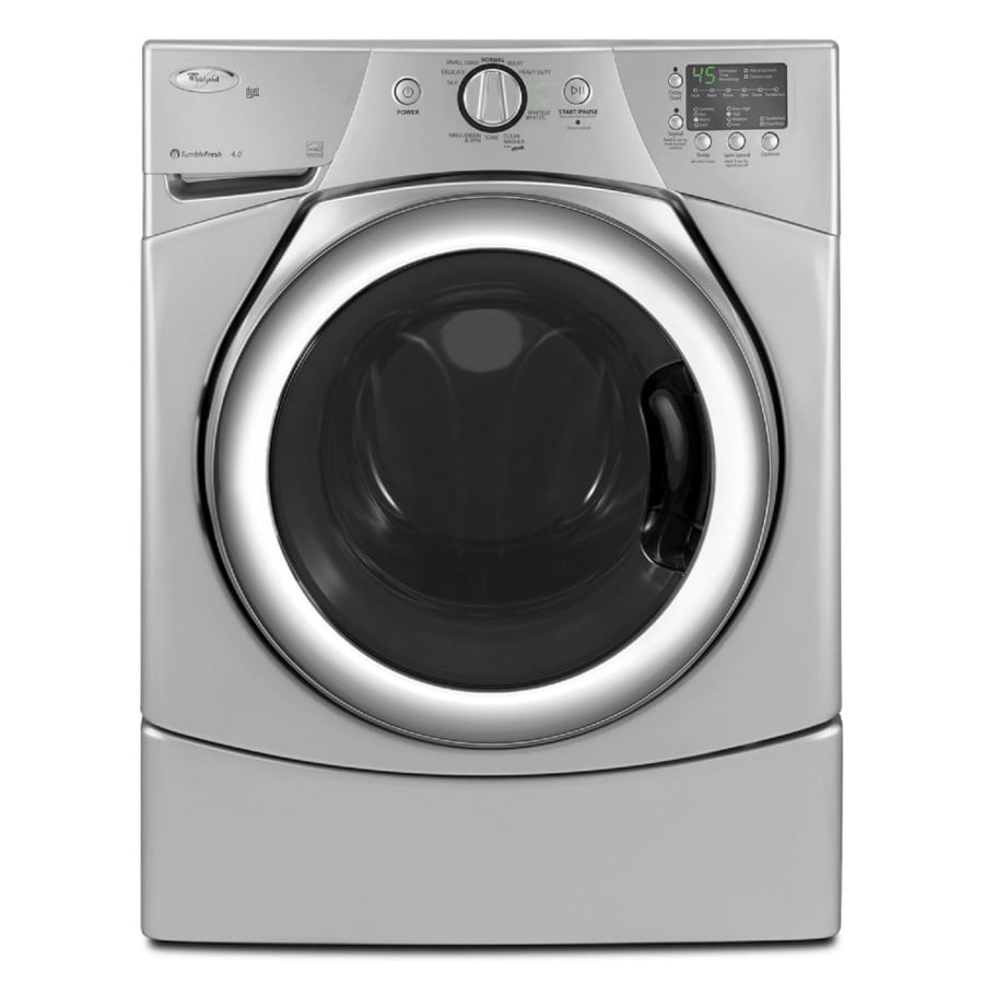 Whirlpool 5-cu ft High Efficiency Stackable Steam Cycle Front-Load Washer  (Chrome Shadow) ENERGY STAR