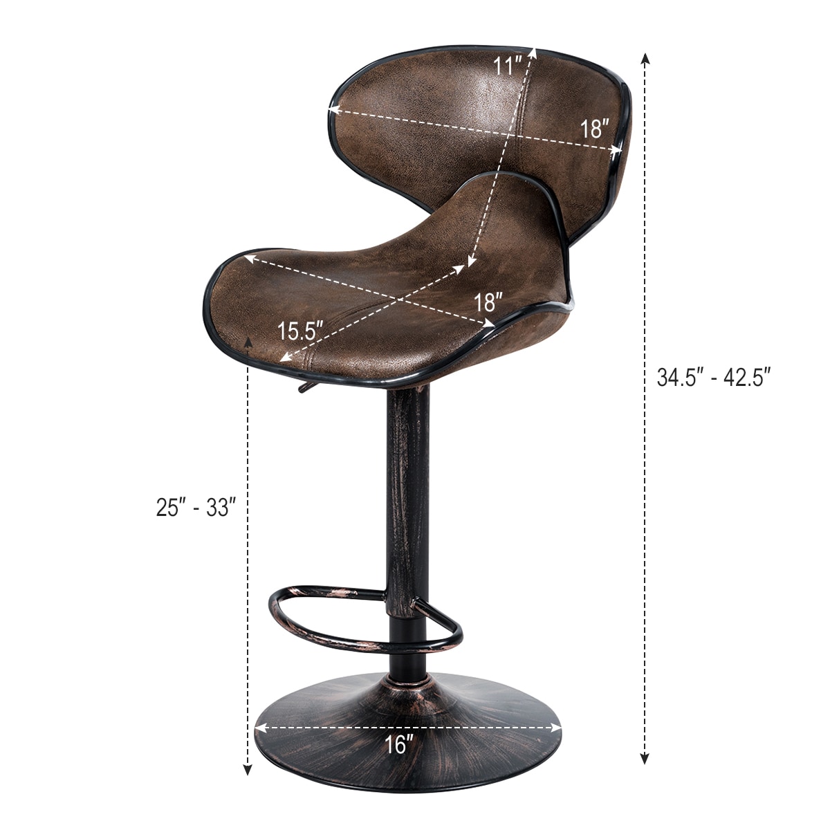 Costway HW63202 stools - View #5