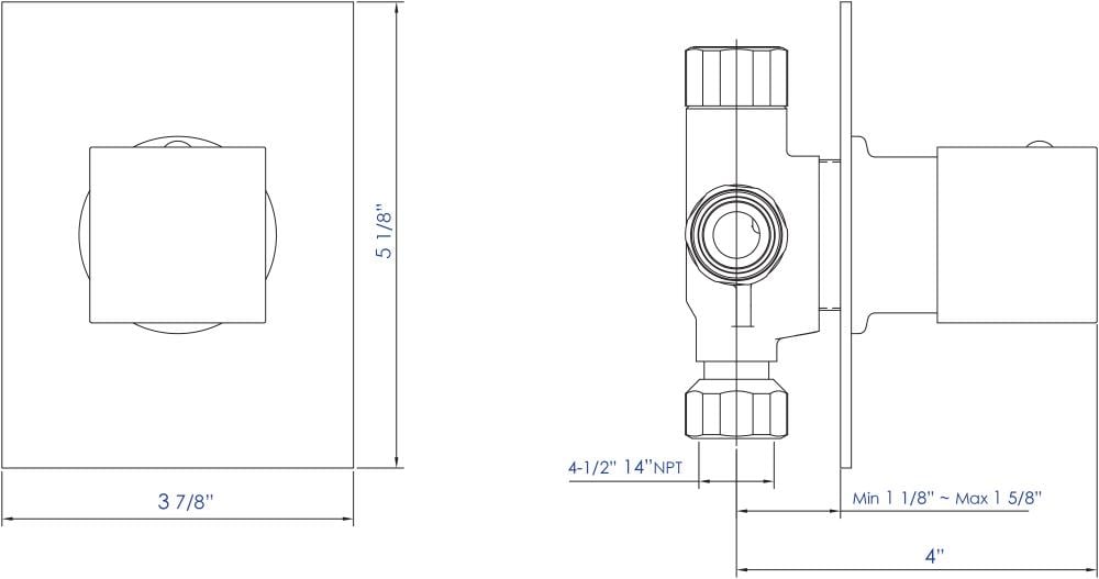 ALFI AB9209-BN Bath-Shower-Facc - View #4