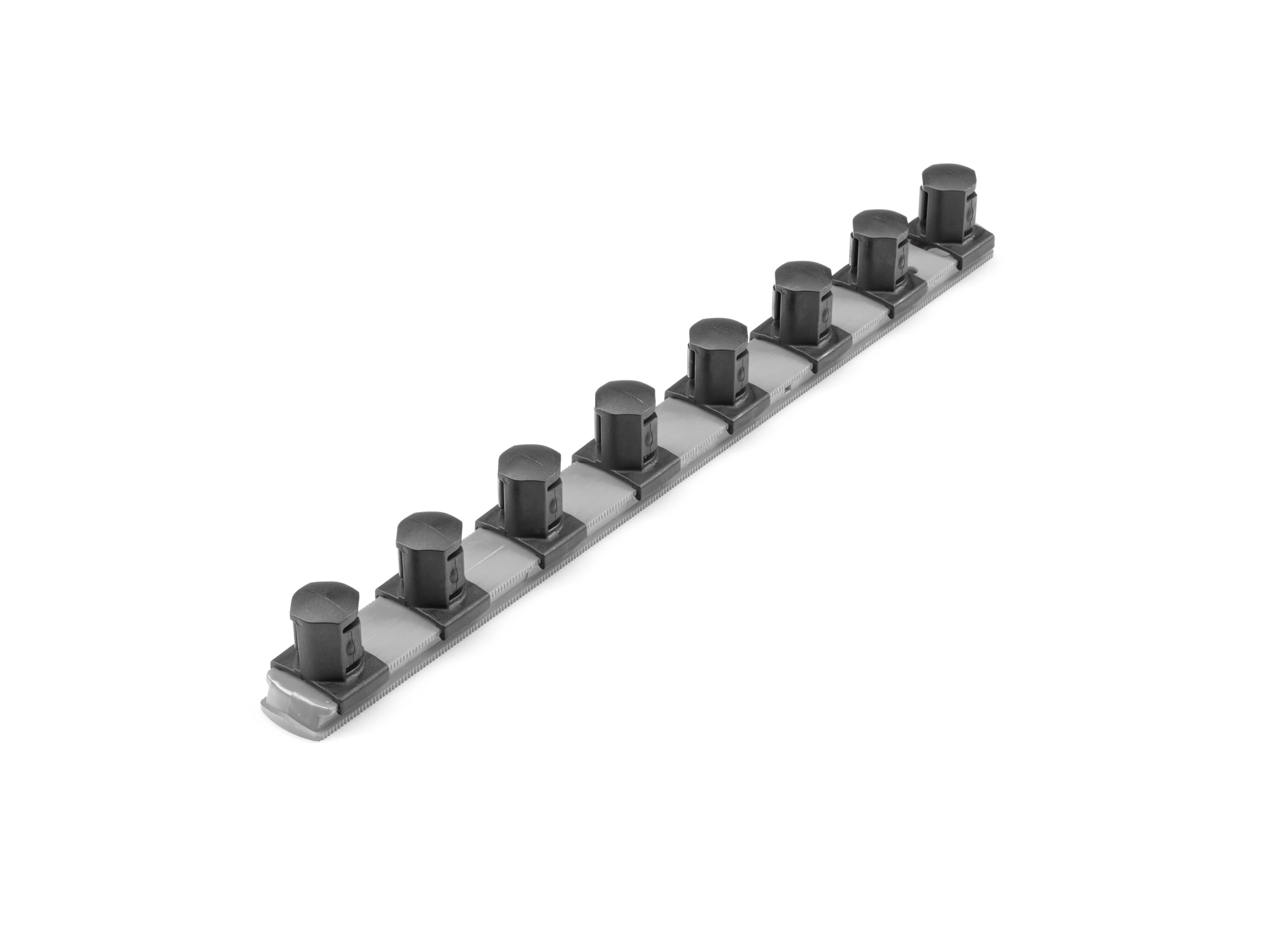 TEKTON OSR32308 Plastic Socket storage - 3/4 in drive x 13 inch socket rail with 8 clips